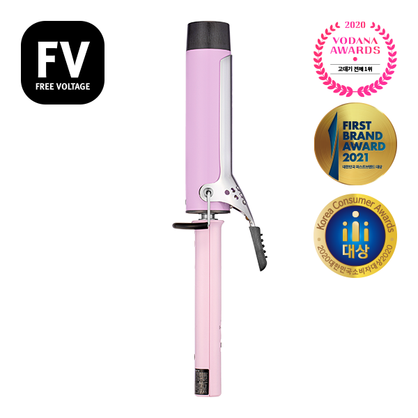 VODANA Glamwave Curling Iron - VIOLET