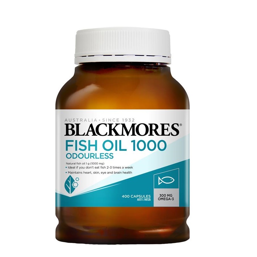 Blackmores 無腥味魚油1000 400粒