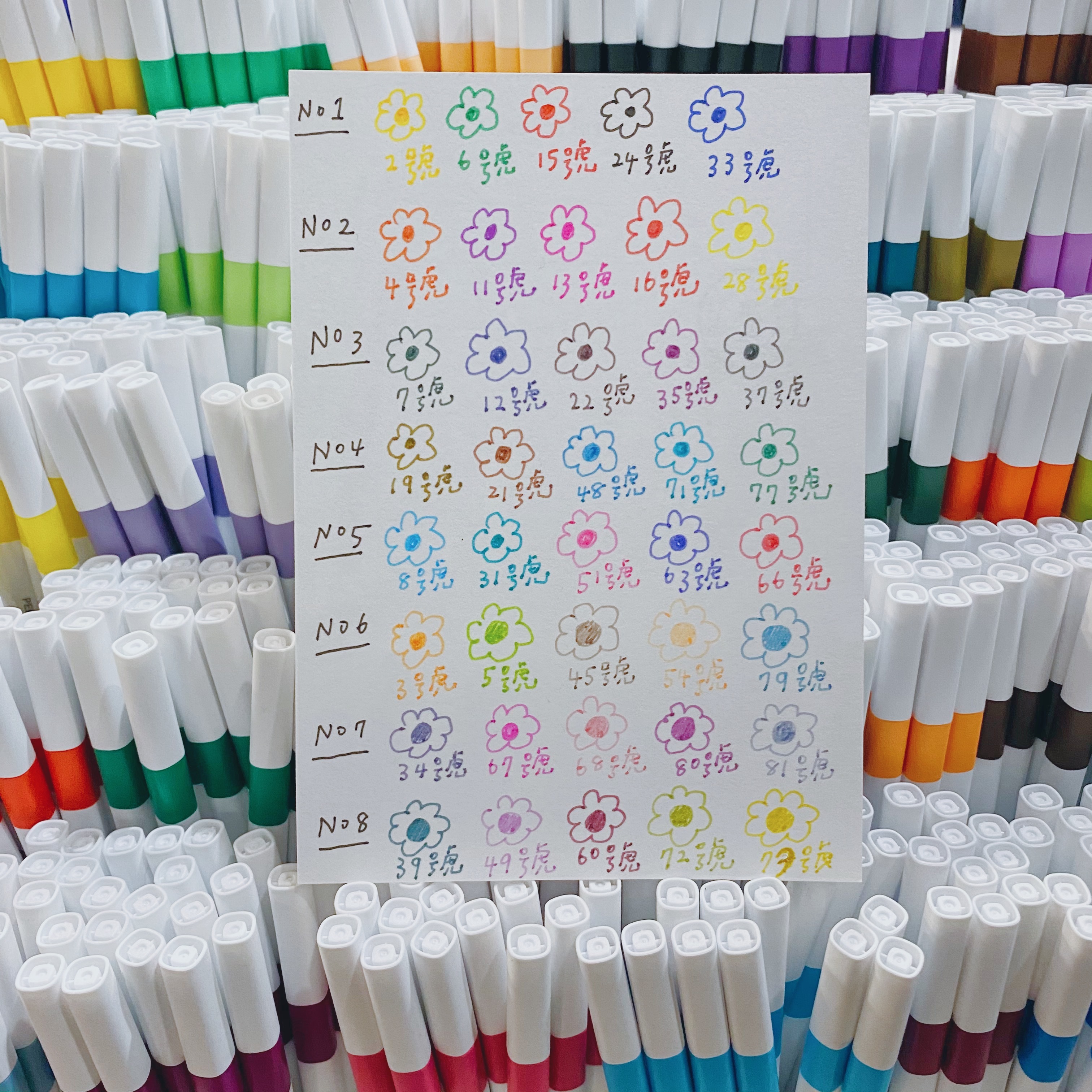 單隻賣場！三菱EMOTT 耐水性簽字筆 （共40色）