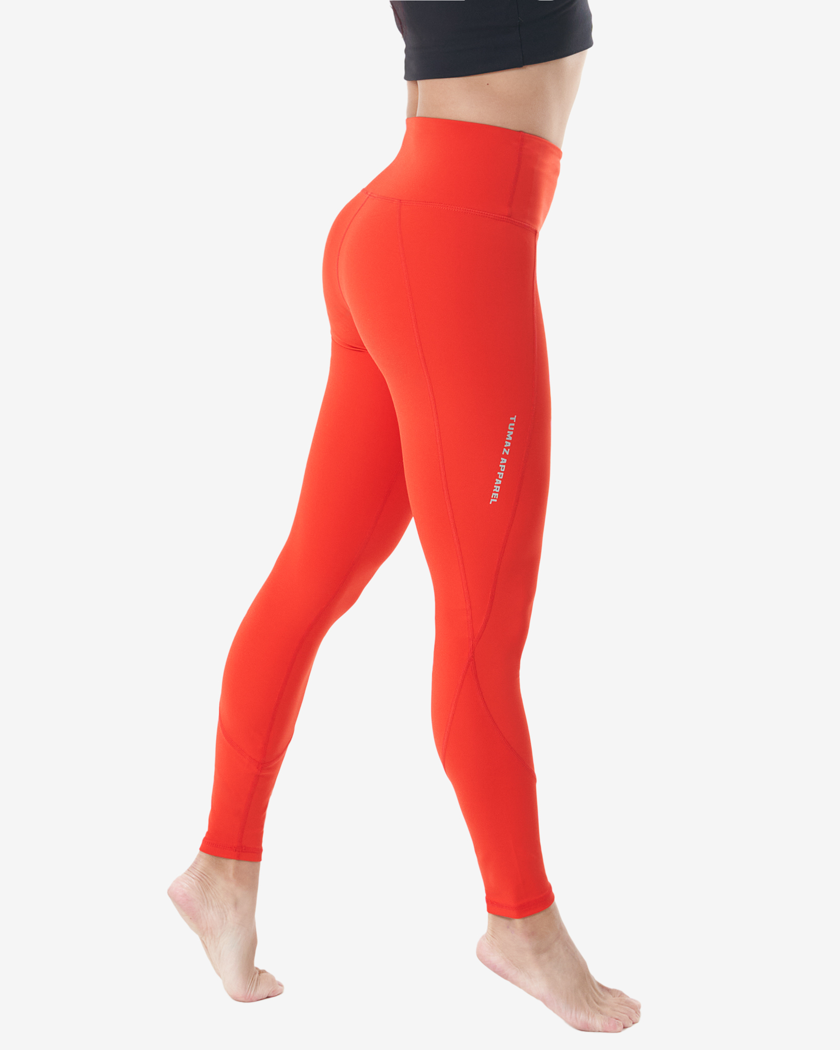 托瑪斯經典女緊身褲（火辣焰紅）