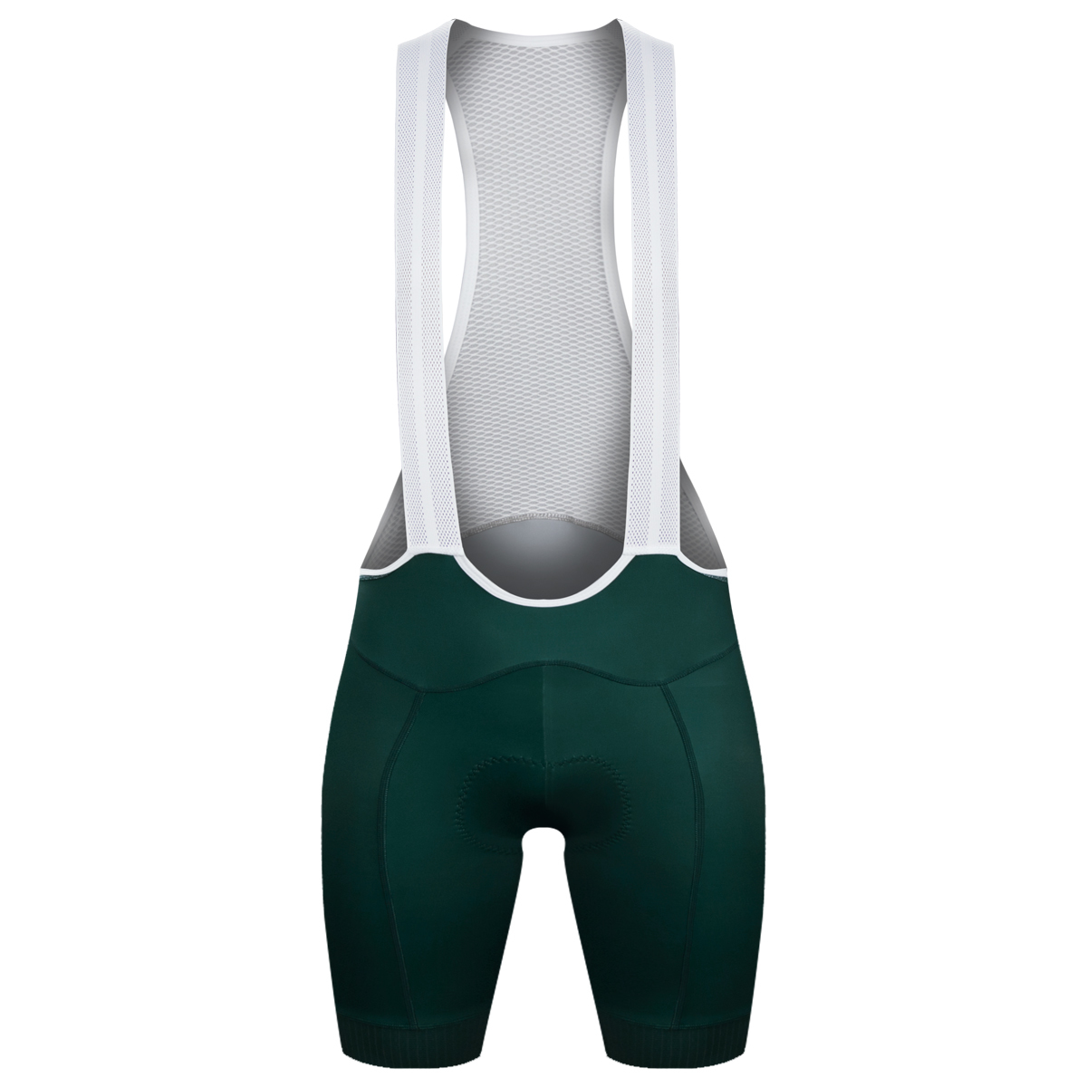 男款吊帶短褲 簡樸 綠