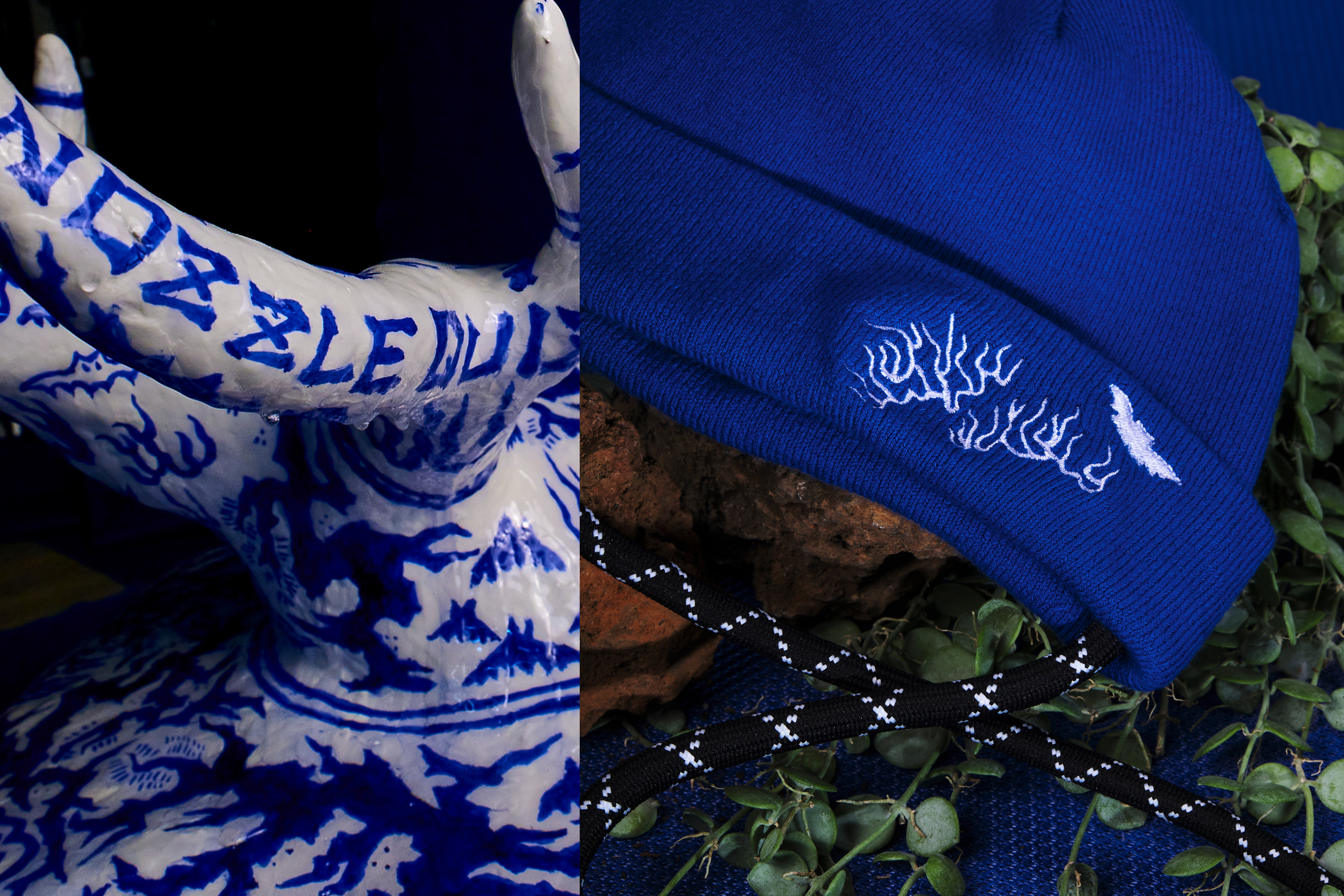 nozzle quiz 與藝術平台 NAS 合作推出的松之壽系列，將疫情後的體悟做為主要概念