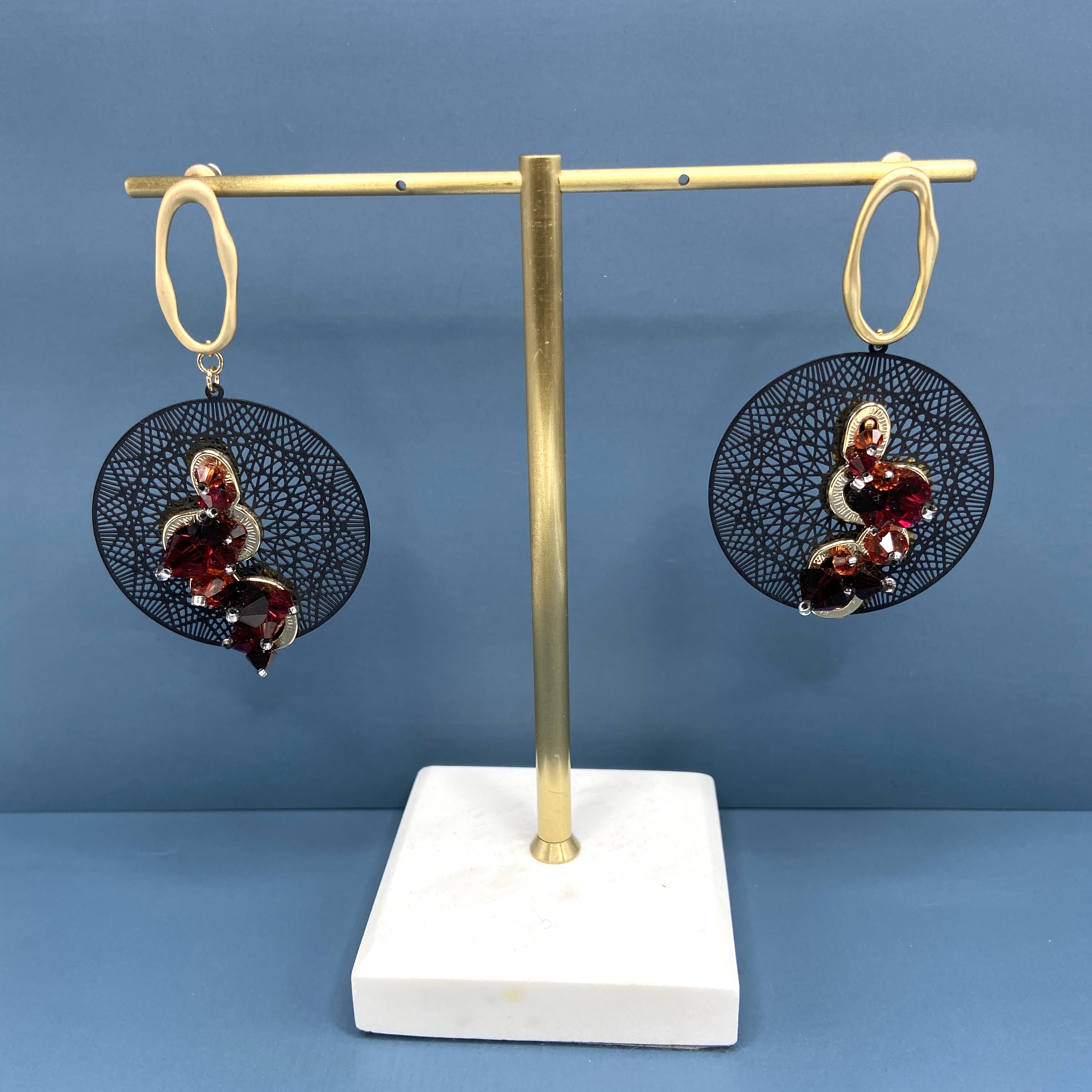 COLE COOL原創設計施華洛世奇水晶耳環母親節禮物