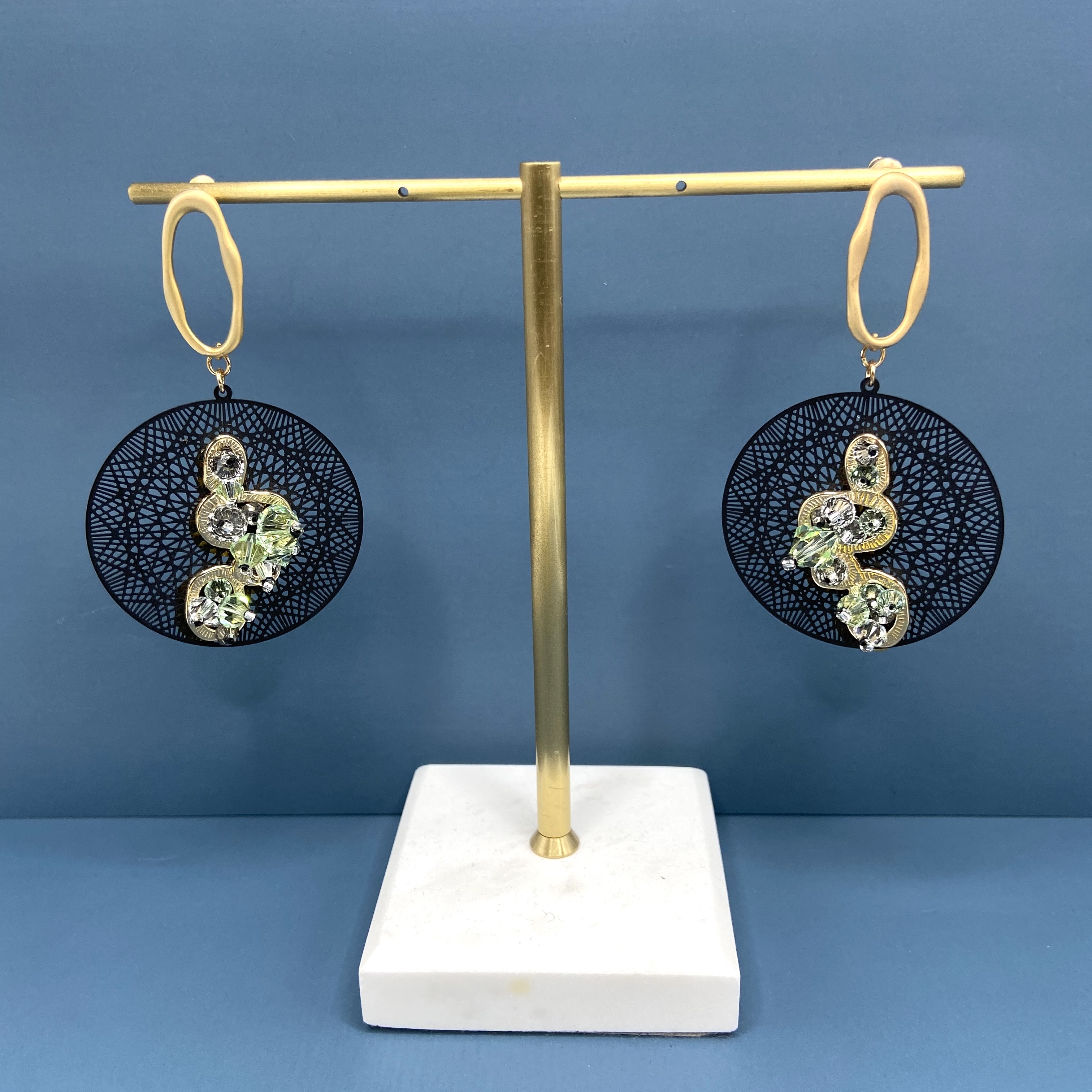 COLE COOL原創設計施華洛世奇水晶耳環母親節禮物