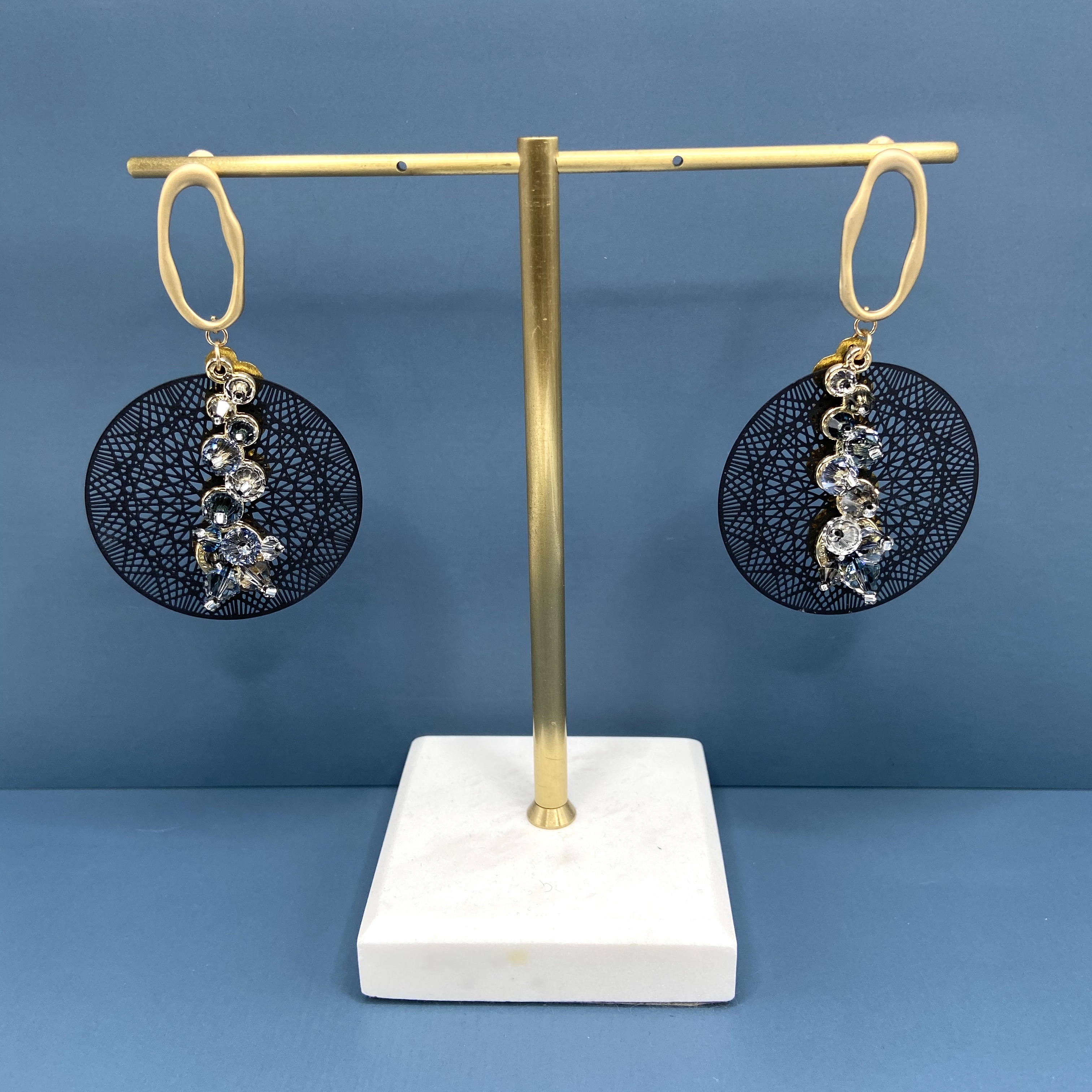 COLE COOL原創設計施華洛世奇水晶耳環母親節禮物