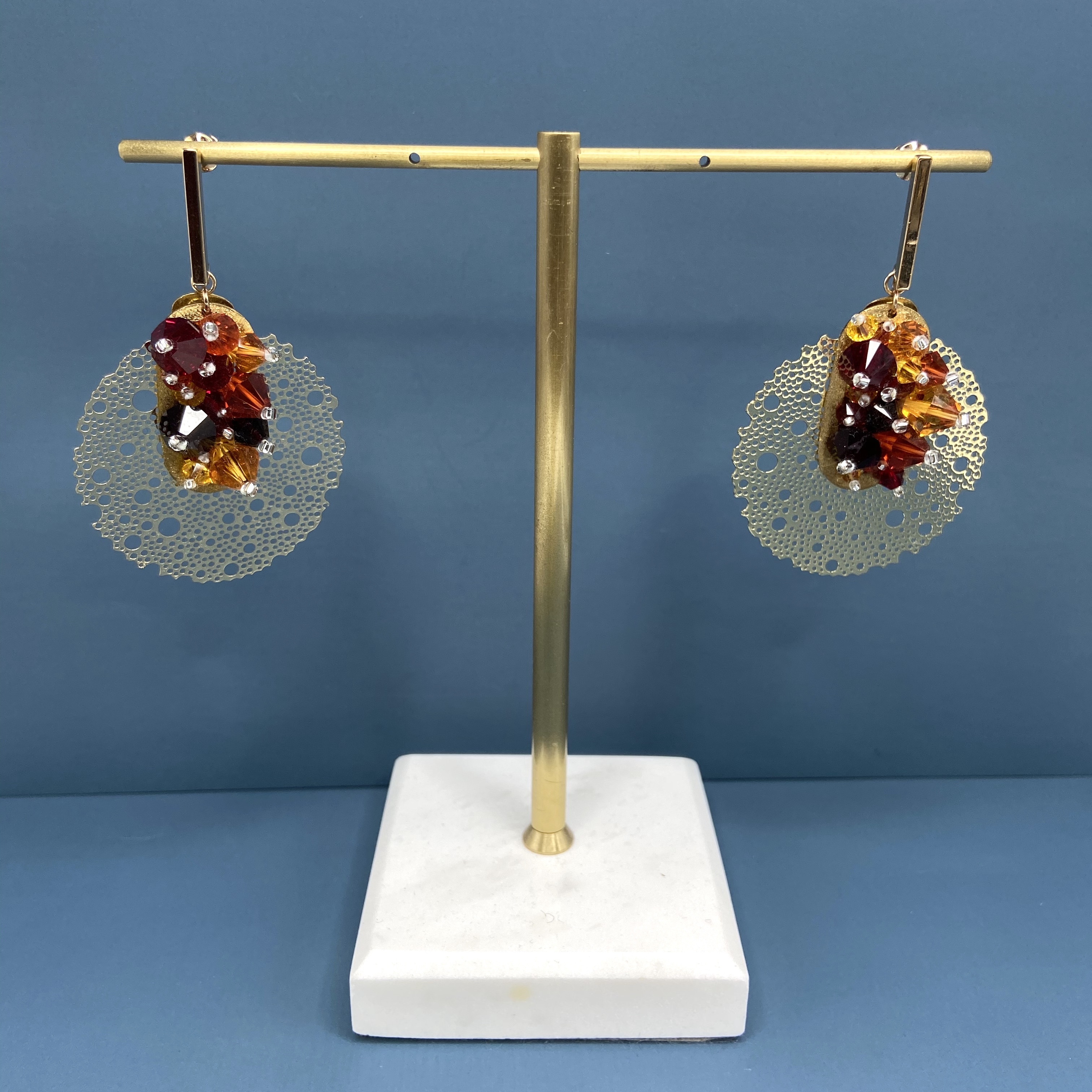 COLE COOL原創設計施華洛世奇水晶耳環母親節禮物