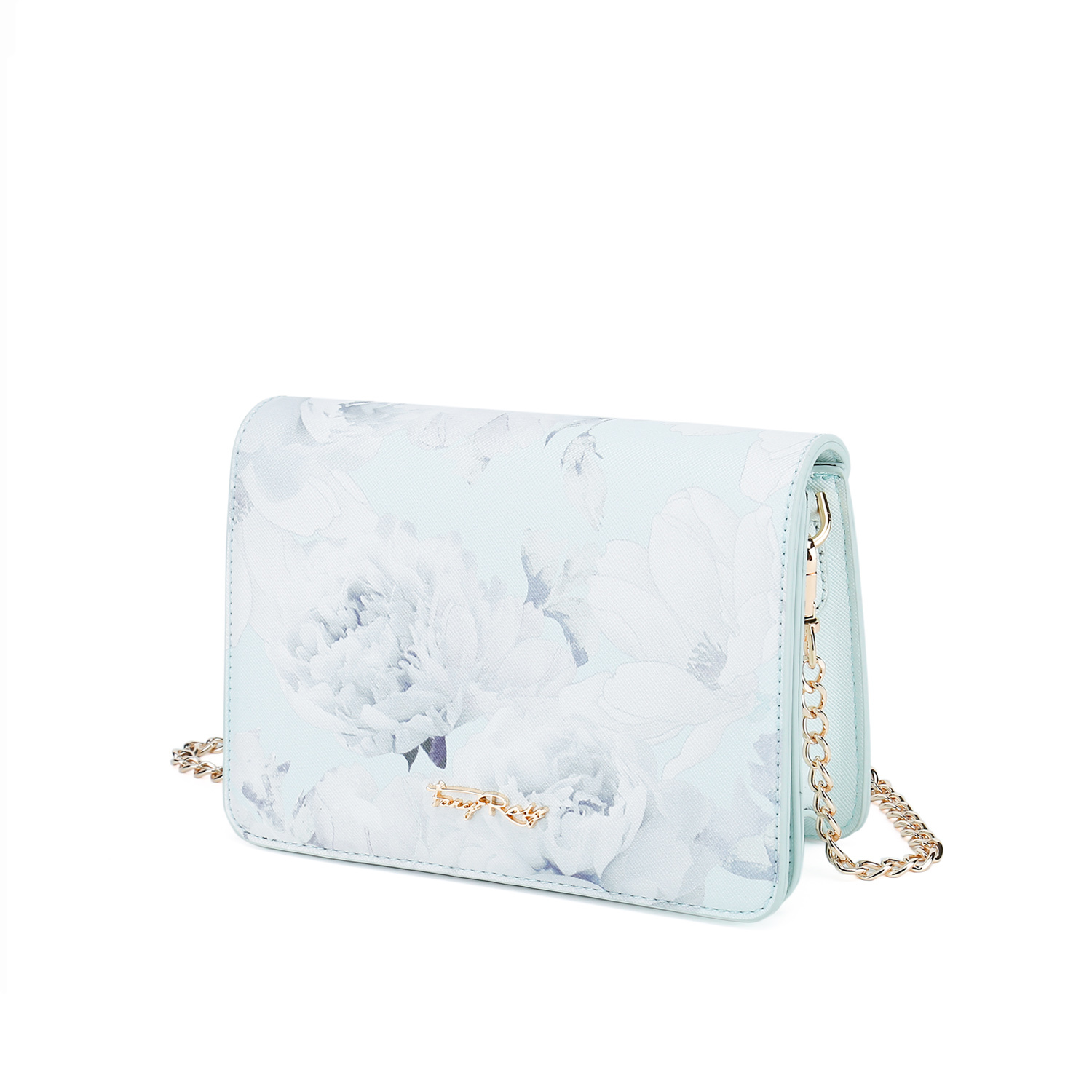 Rosy Romance Floral Print Cross-body Bag