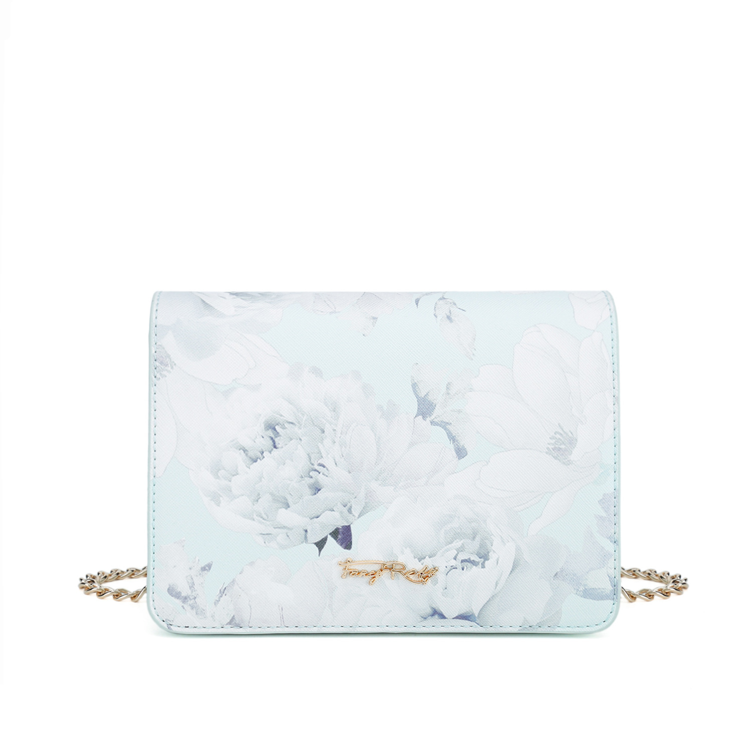 Rosy Romance Floral Print Cross-body Bag