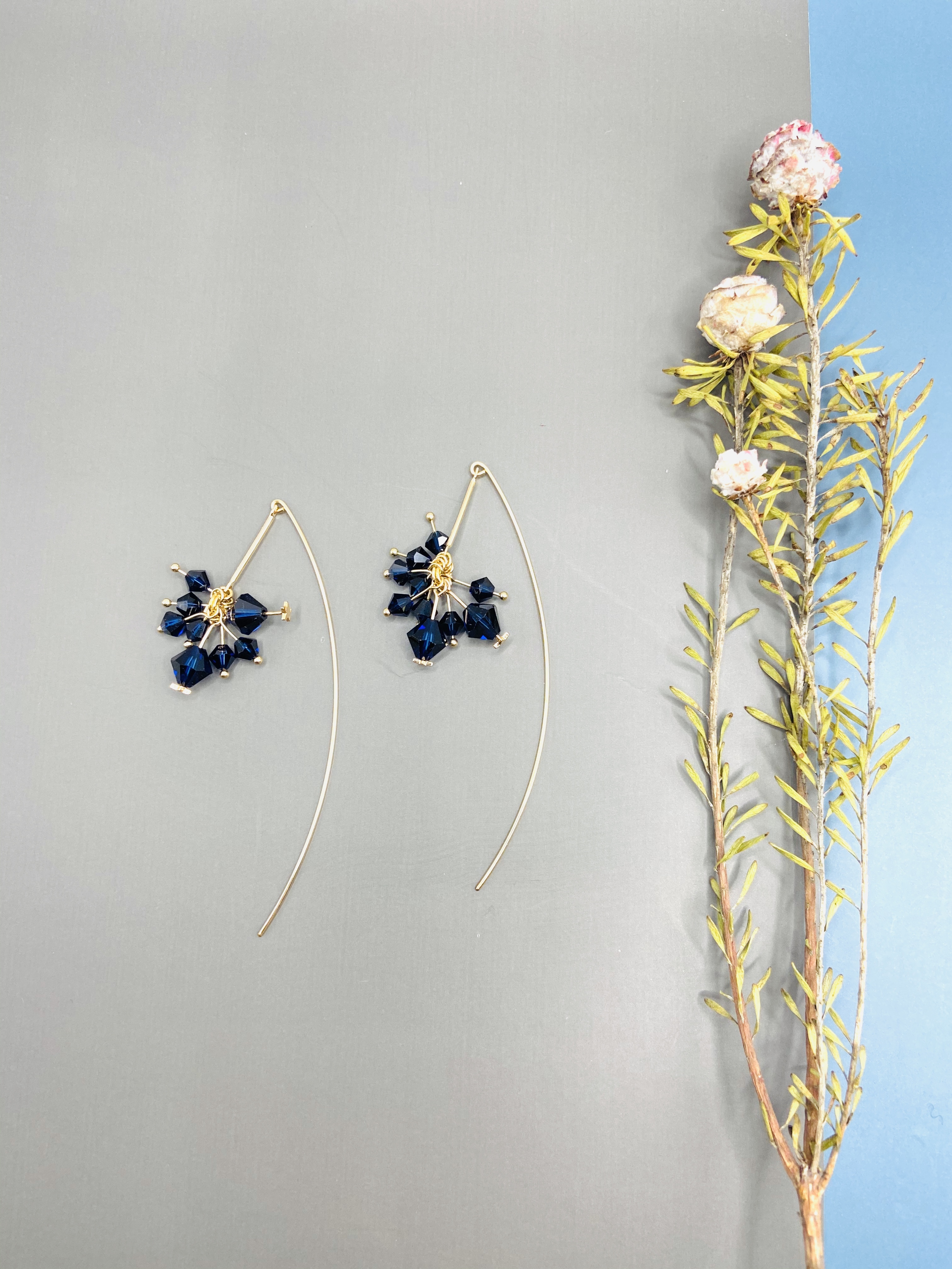 COLE COOL施華洛水晶14kgf耳環 流星系列 情人節禮物