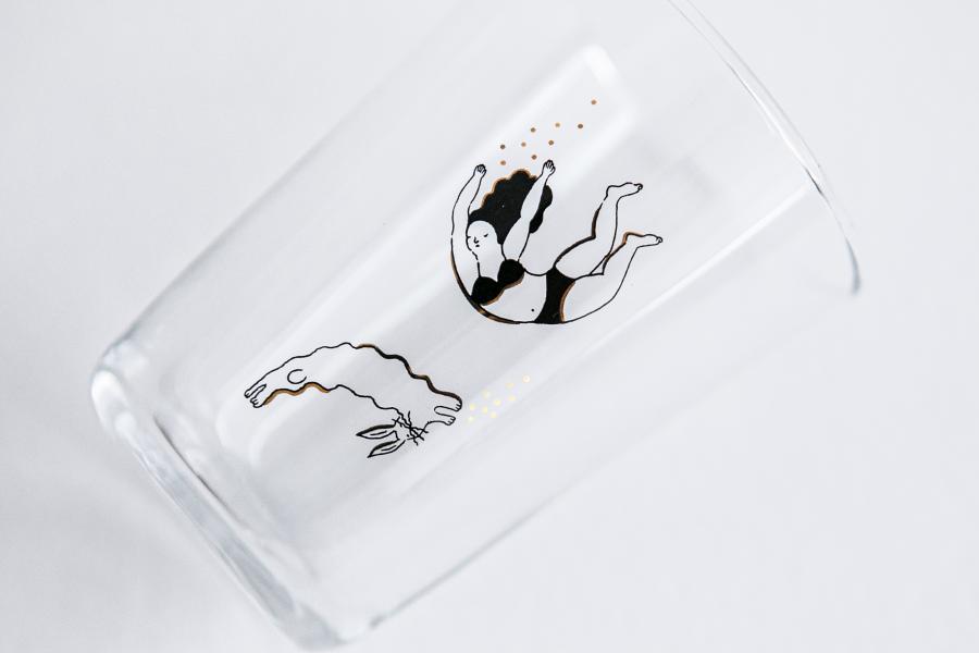 +t企劃-愛情電波-愛的漂漂河 女生版 玻璃杯