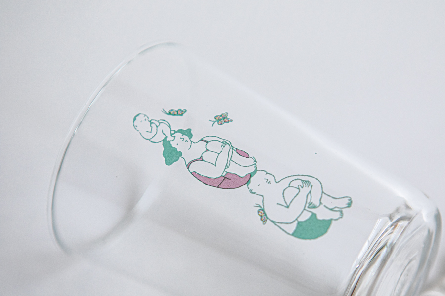 +t企劃-永遠在一起，好不好? 玻璃杯