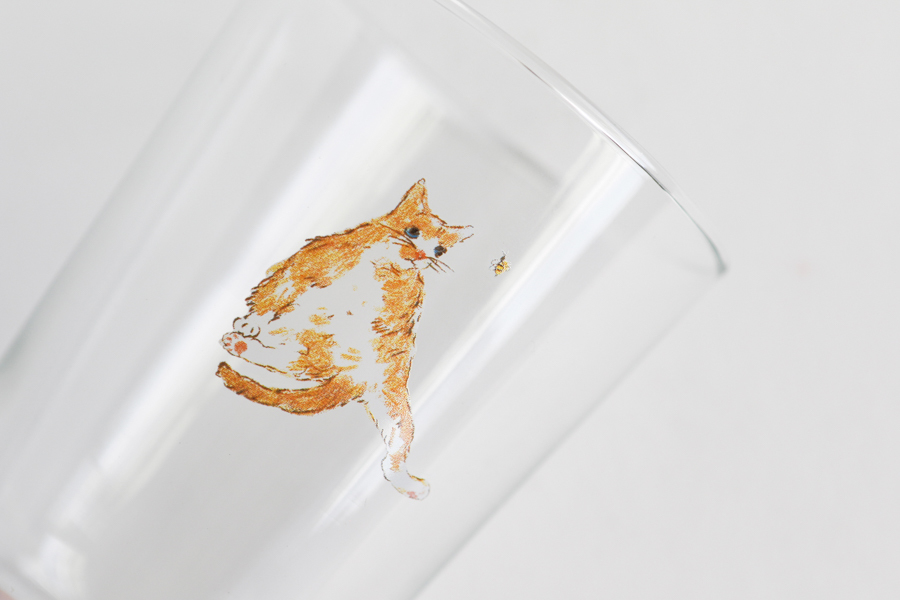 +t企劃-貓狗杯-陶比 玻璃杯