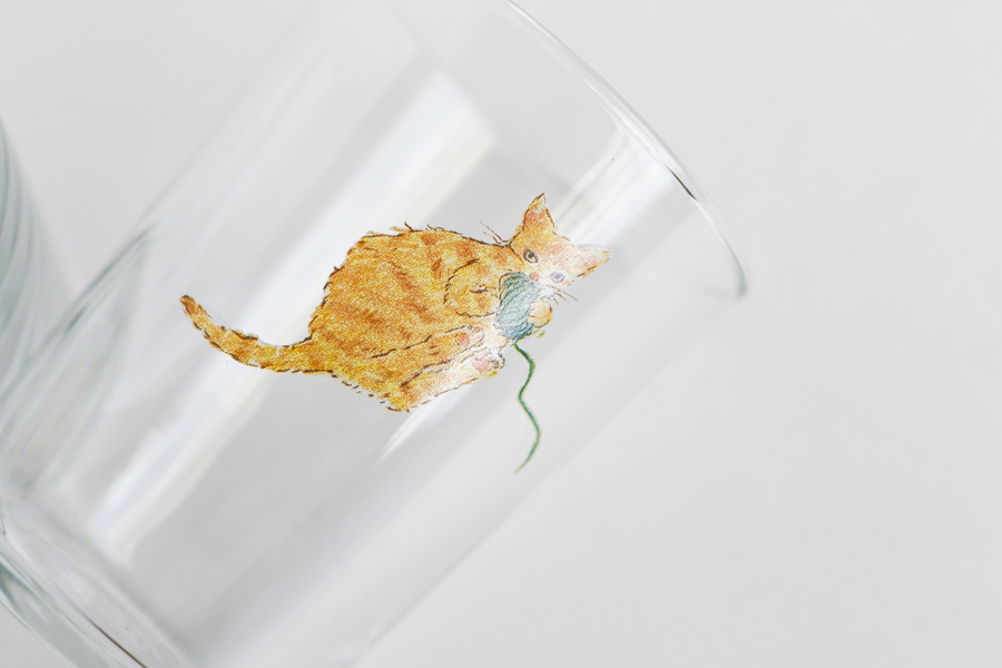 +t企劃-貓狗杯-米米 玻璃杯