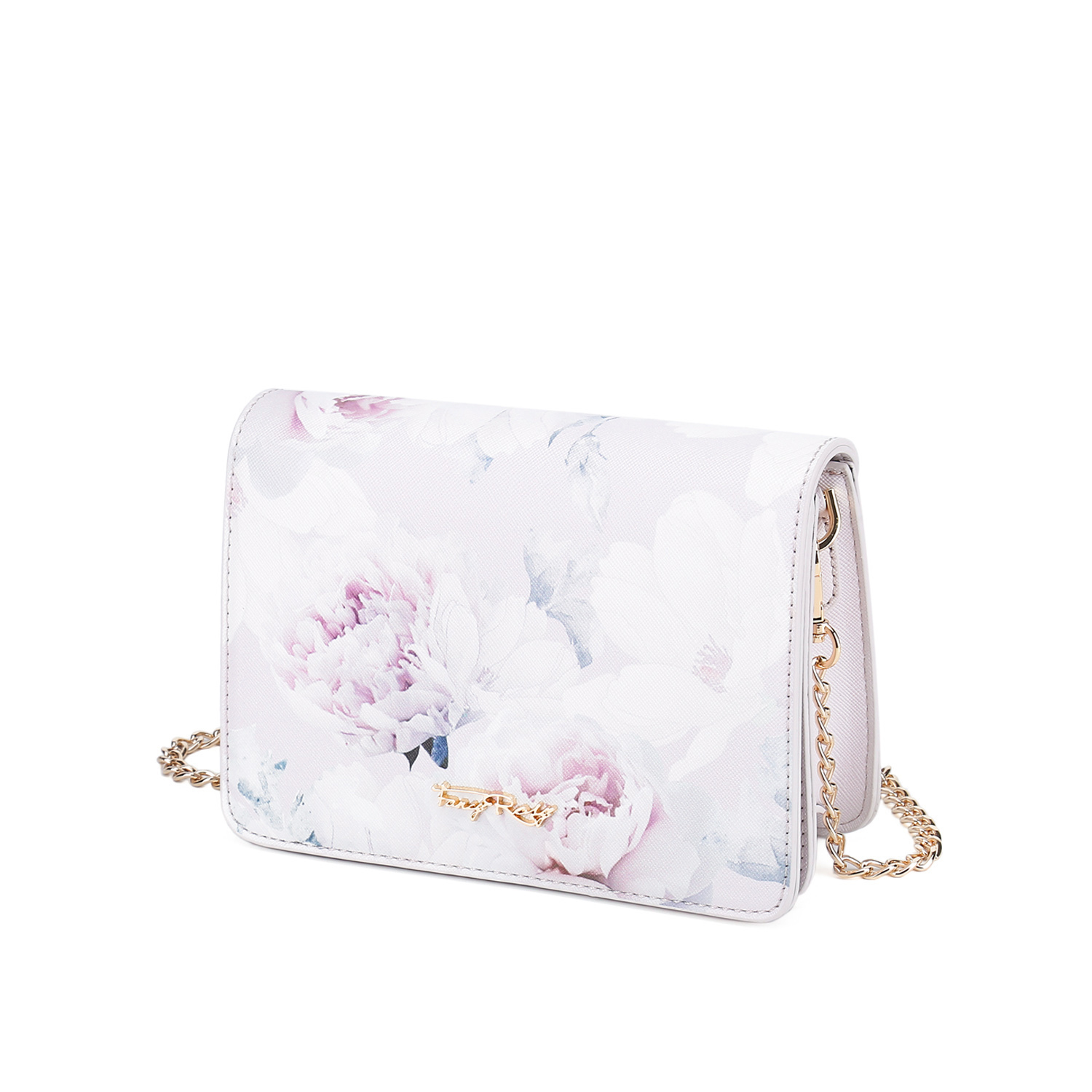 Rosy Romance Floral Print Cross-body Bag