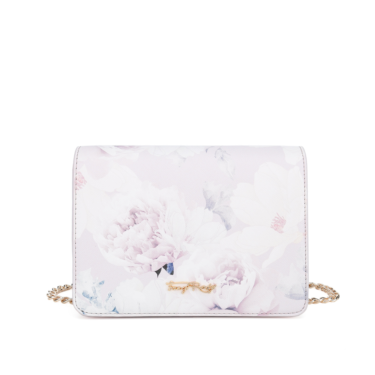 Rosy Romance Floral Print Cross-body Bag