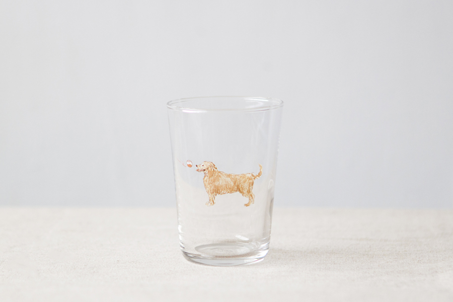 +t企劃-貓狗杯-黃金獵犬 漢斯 玻璃杯