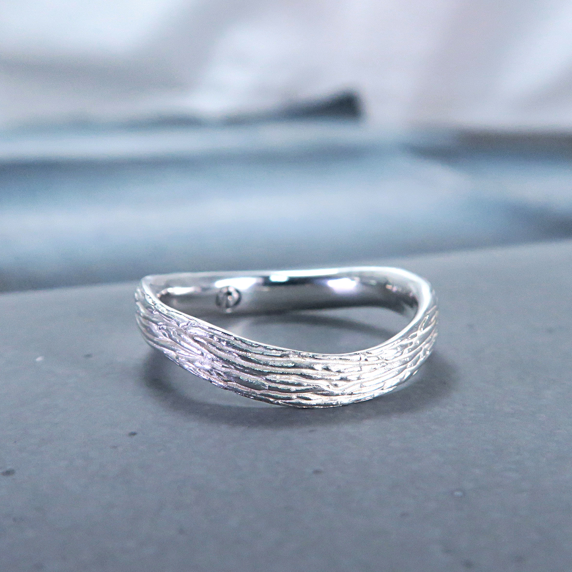 [預購] 自然系 木 Wood 男款 925純銀戒指 ART64