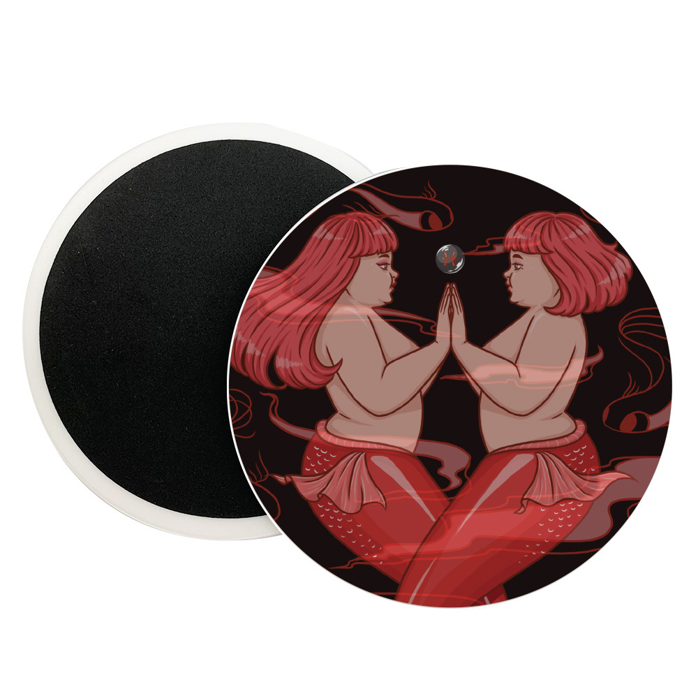 2021 H.H先生-12星座女神美美陶瓷吸水杯墊 [共十二款可選]