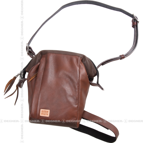 DEGNER W-101 棕色 皮革腿包