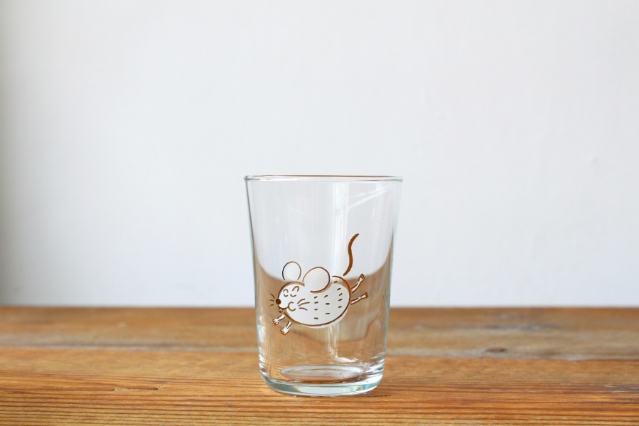 ＋t企劃-13生肖杯-鼠 玻璃杯