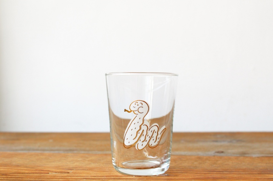 ＋t企劃-13生肖杯-蛇 玻璃杯