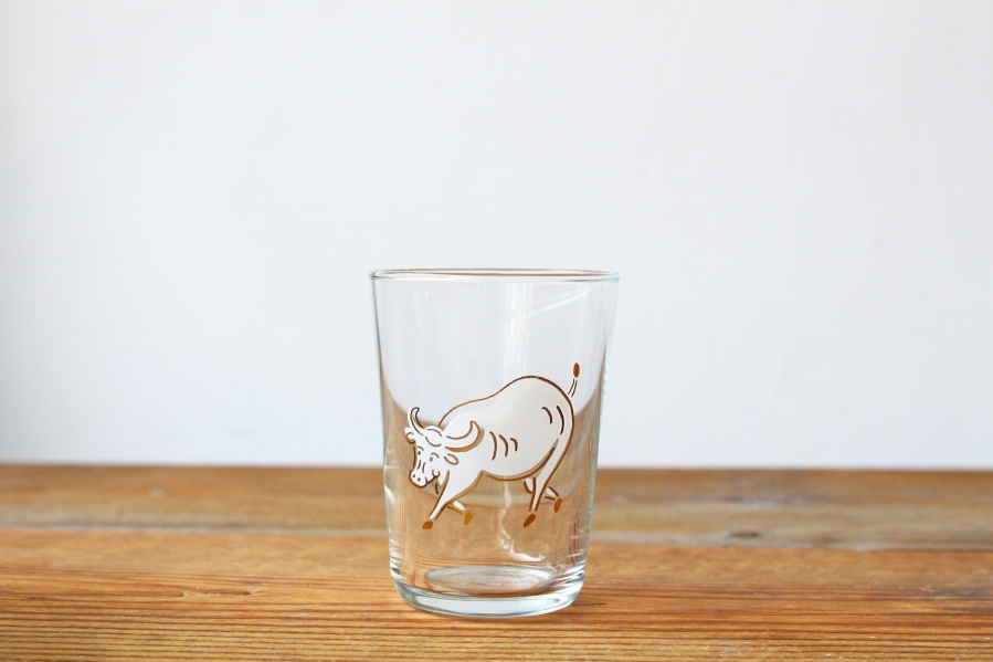 ＋t企劃-13生肖杯-牛 玻璃杯