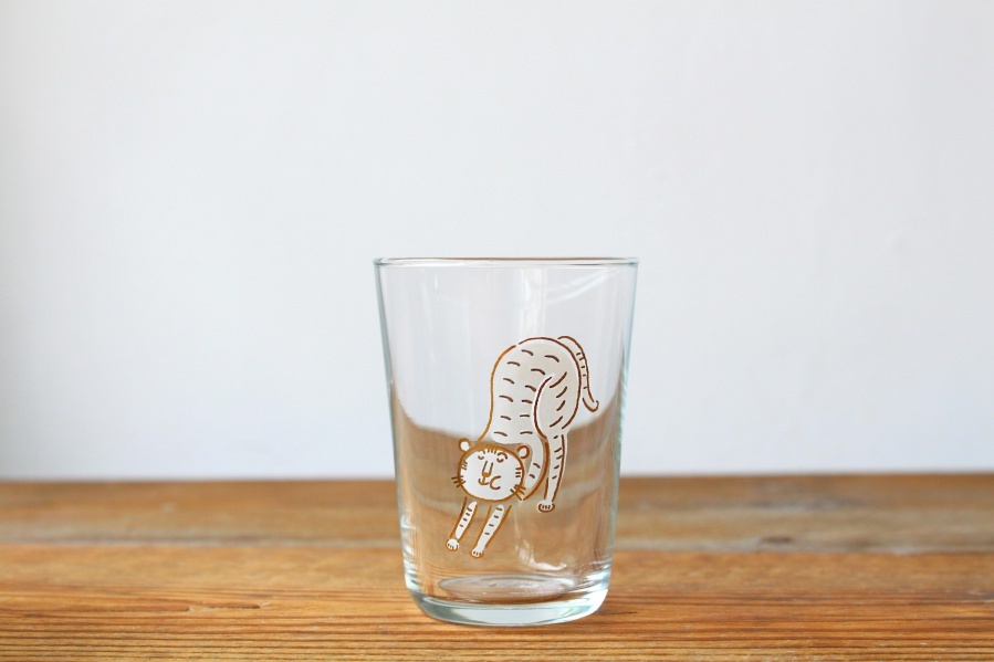 ＋t企劃-13生肖杯-虎 玻璃杯