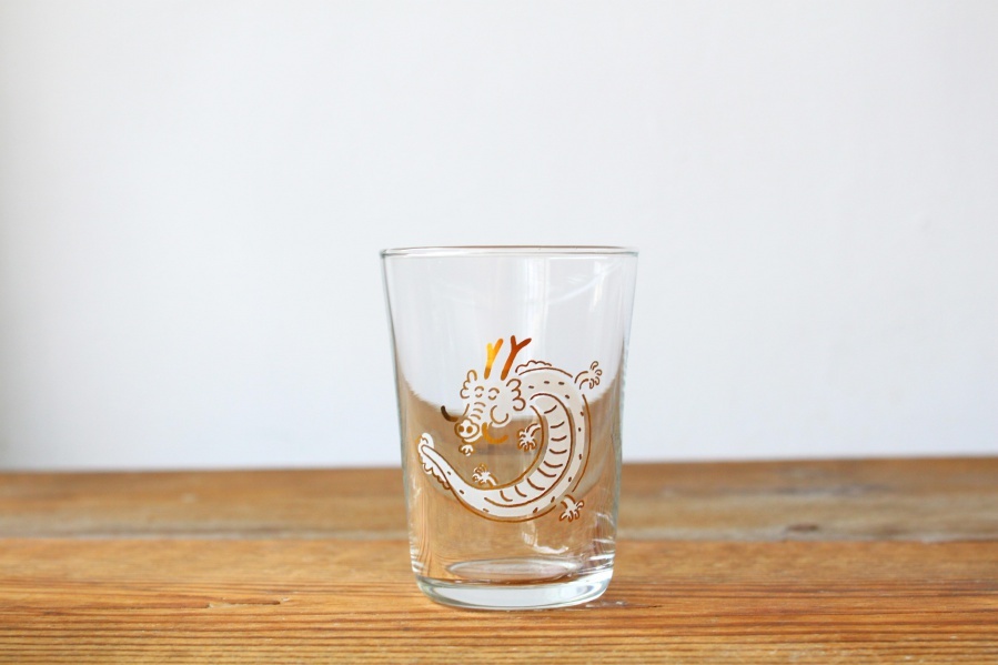 ＋t企劃-13生肖杯-龍 玻璃杯