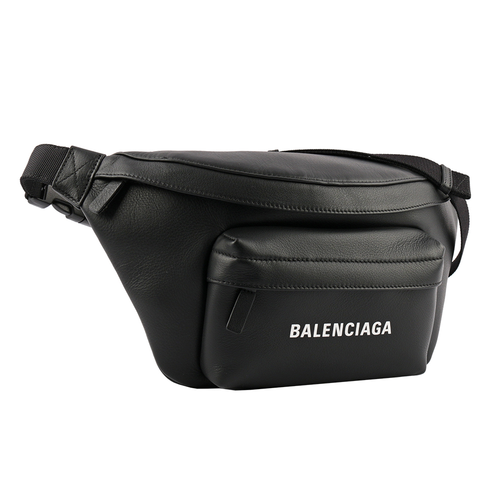 【BALENCIAGA】Everyday系列經典Logo牛皮腰包
