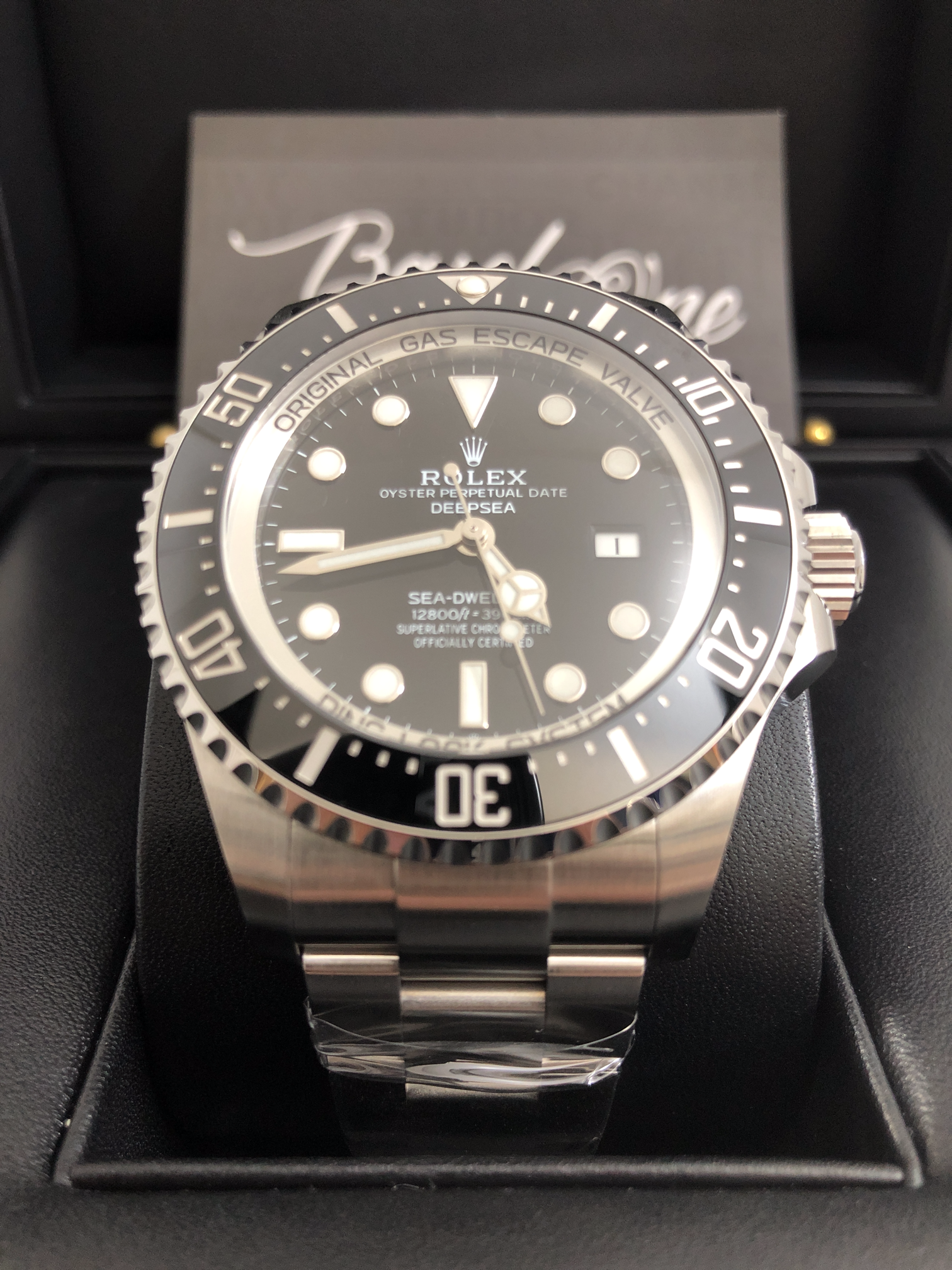 DISCONTINUED BRAND NEW ROLEX 126660  OYSTER PERPETUAL ROLEX DEEP SEA Black dial 44mm
