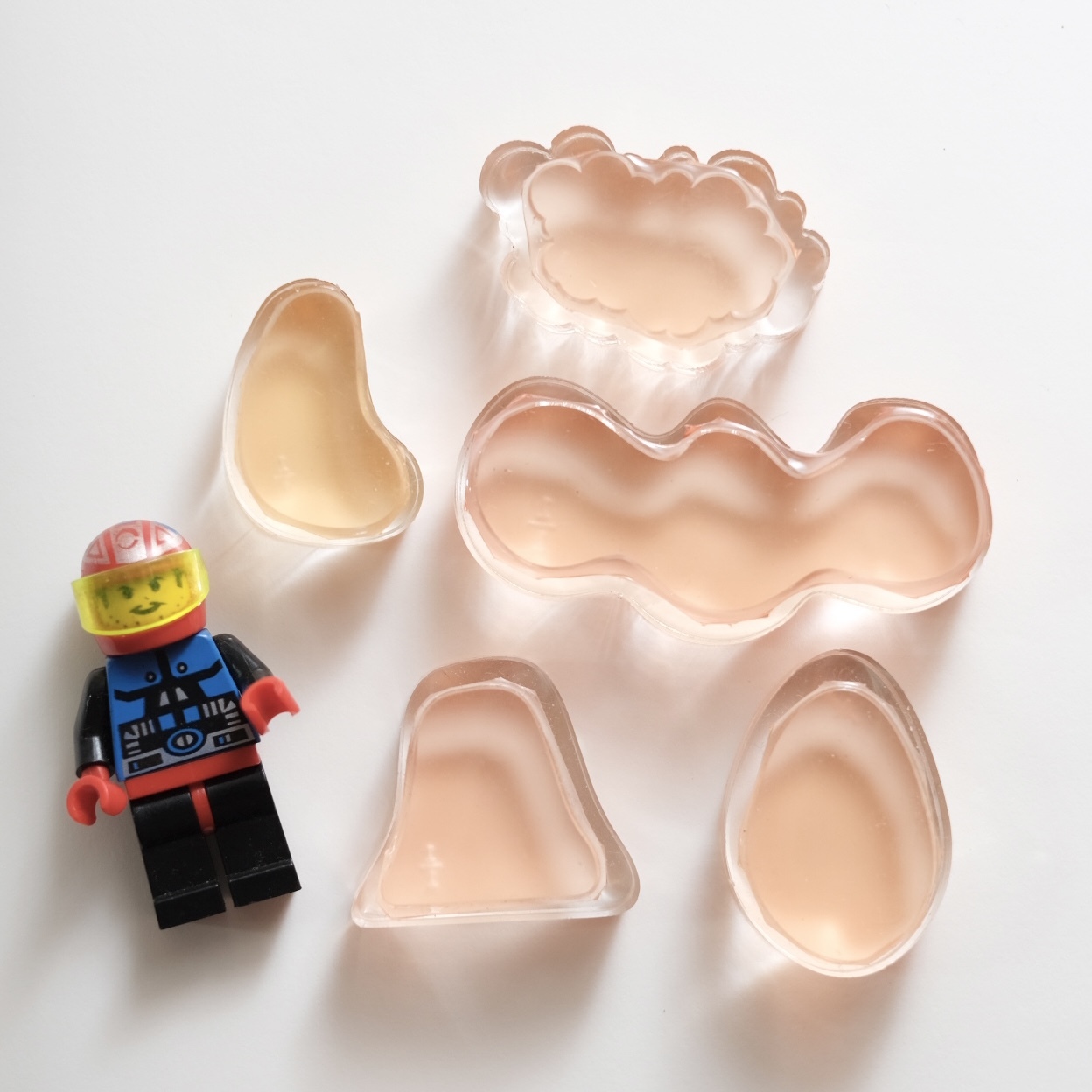 (售完絕版) 自然形狀幾何系列 (S) 膠版印章｜一分之一工作室 臺灣