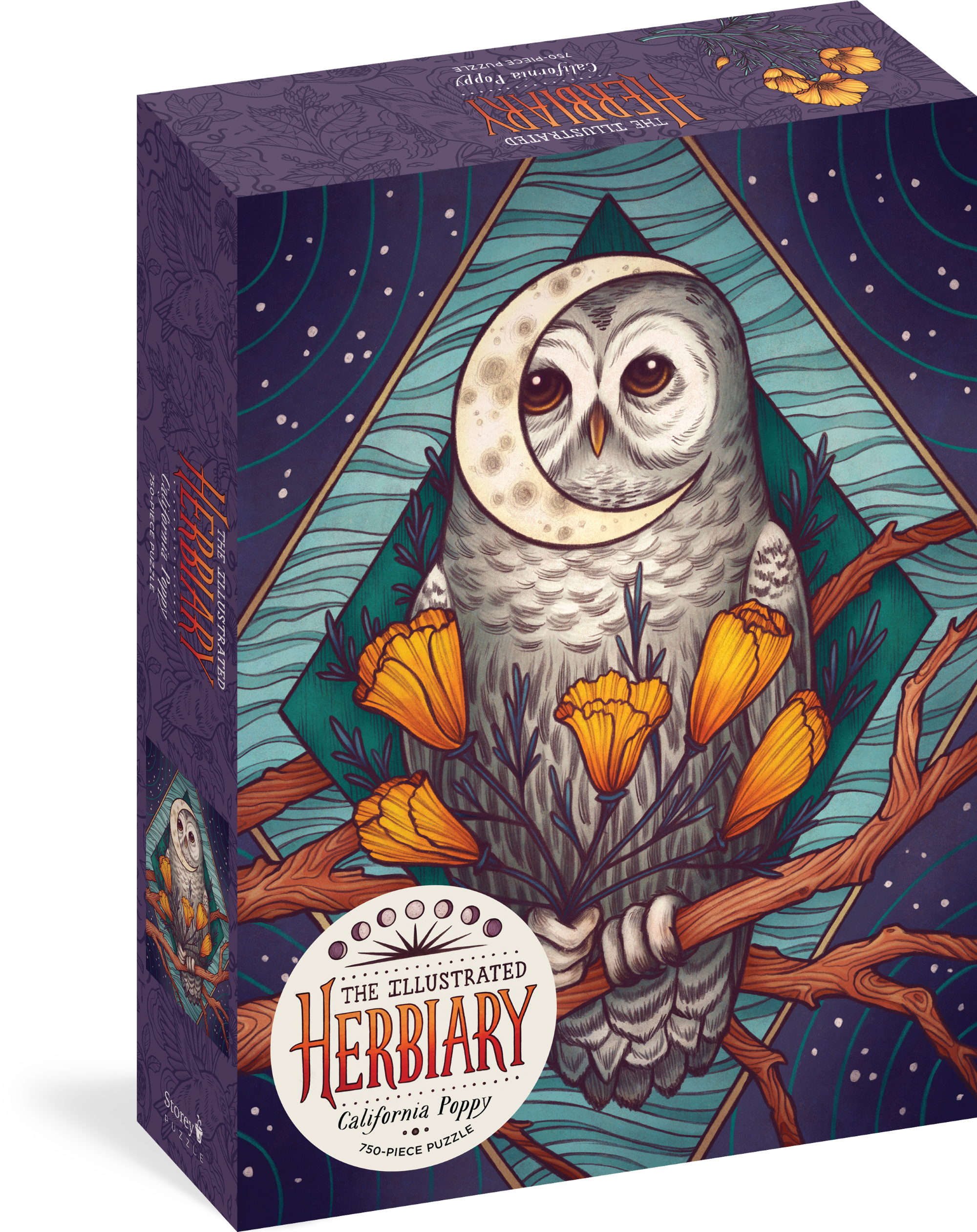 【WORKMAN】草藥插圖 加州罌粟 750片拼圖