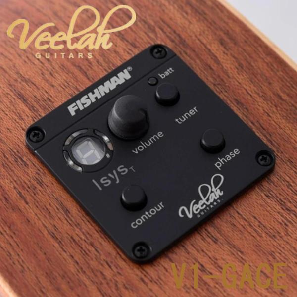 Veelah Veelah V1-GACE 雲杉木 缺角 面單板 EQ 民謠吉他 木吉他 拾音器 單板 (附原廠琴袋) 第 3 張圖片｜三峽吉他 / Bass