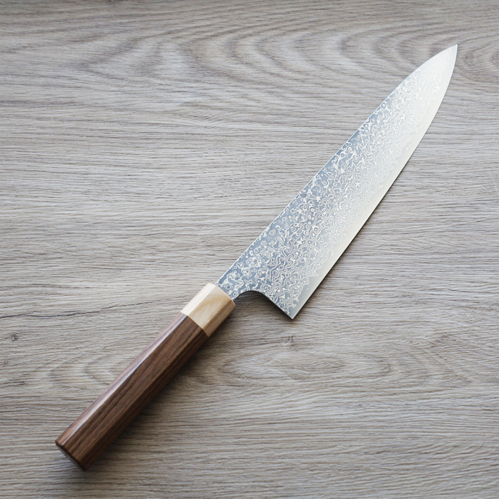 小林包丁 牛刀 240mm SG2粉末HSS鋼 大馬士革