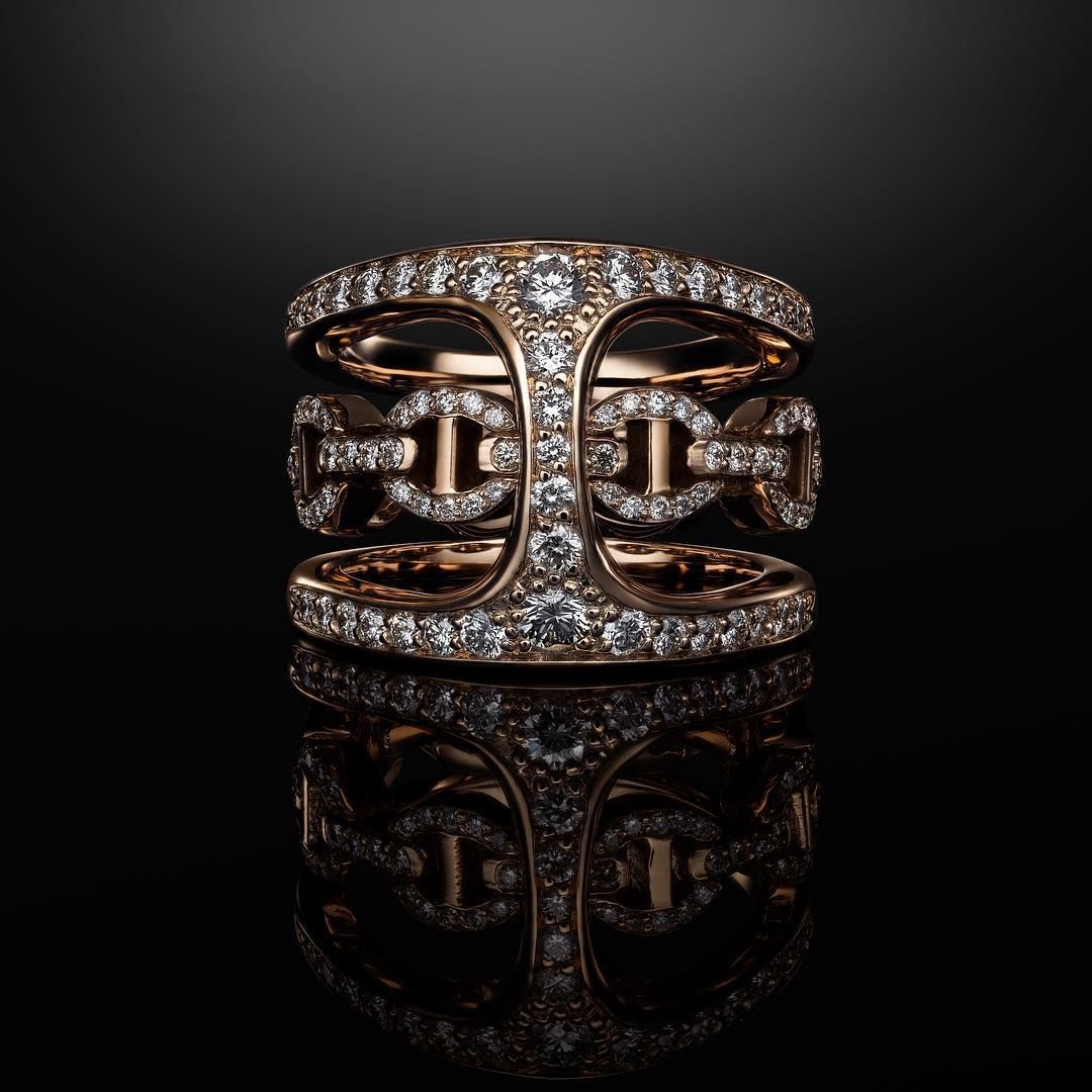 18K PHANTOM CLIQUE 鑽石全覆蓋戒指