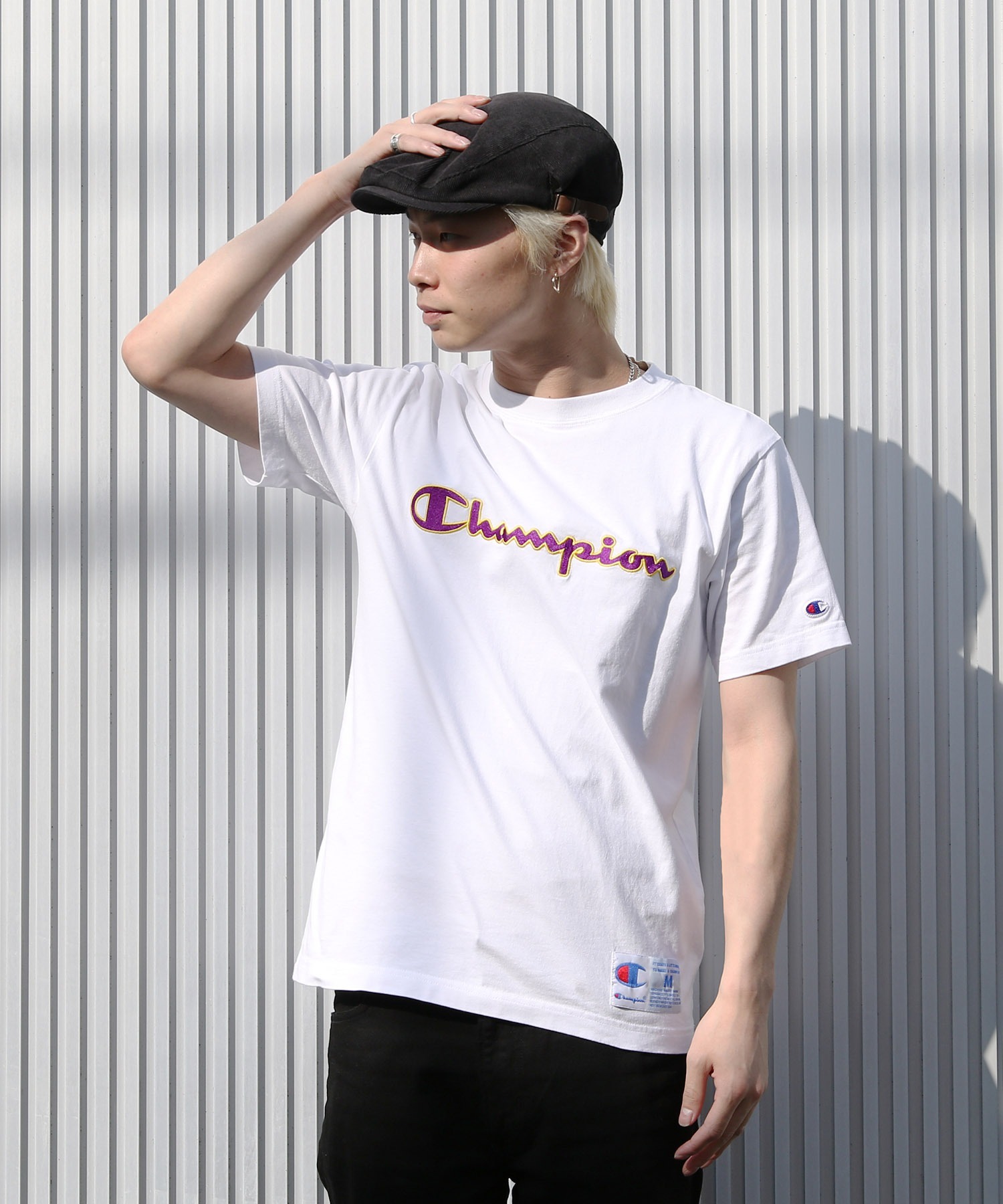 日版Champion新彩刺繡Tee C3-Q301