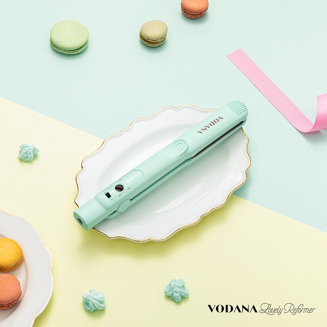 [ VODANA ] Soft Bar Flat Iron - #Mint Choco