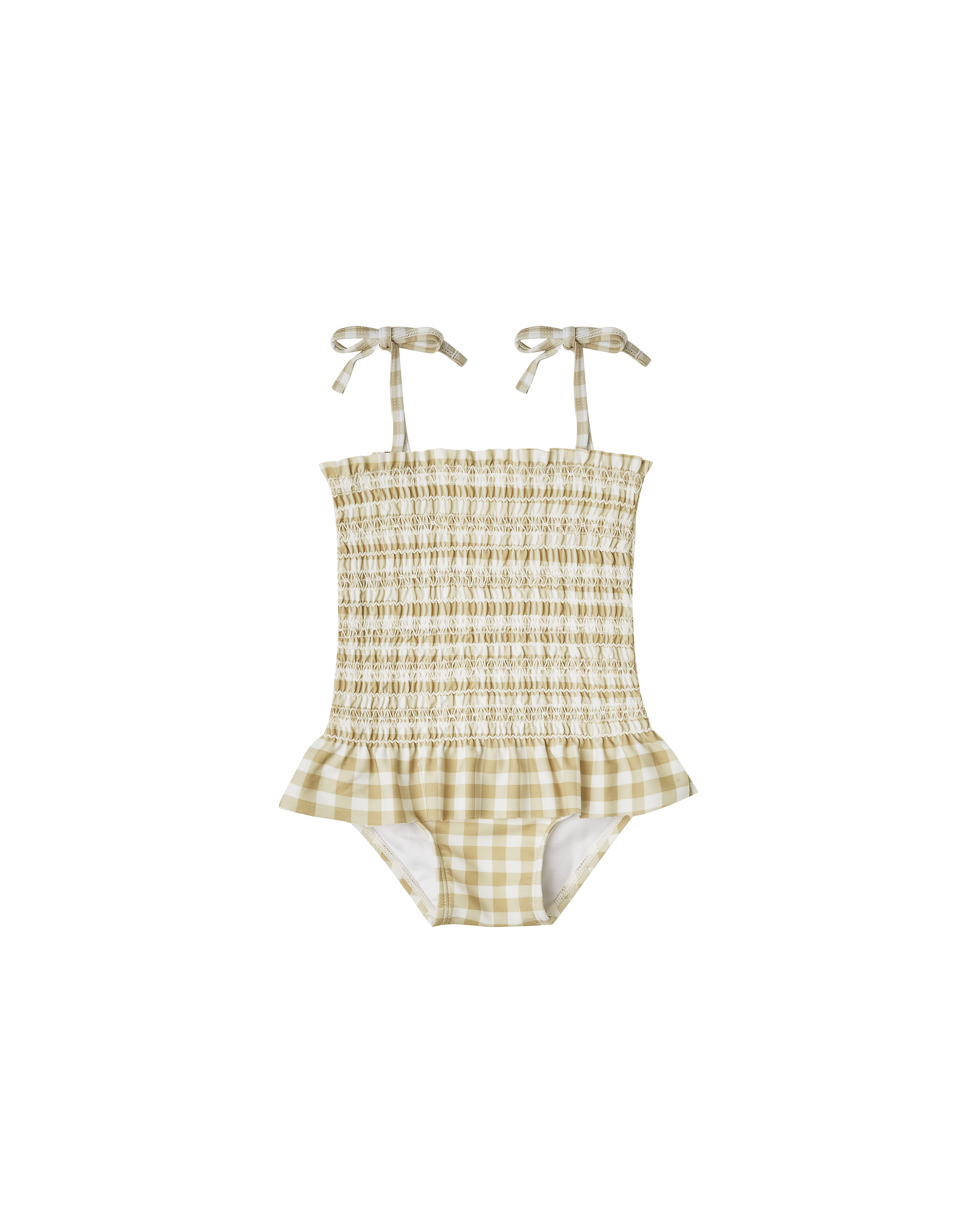 RYLEE AND CRU -  Smocked Onepiece（Butter Gingham）