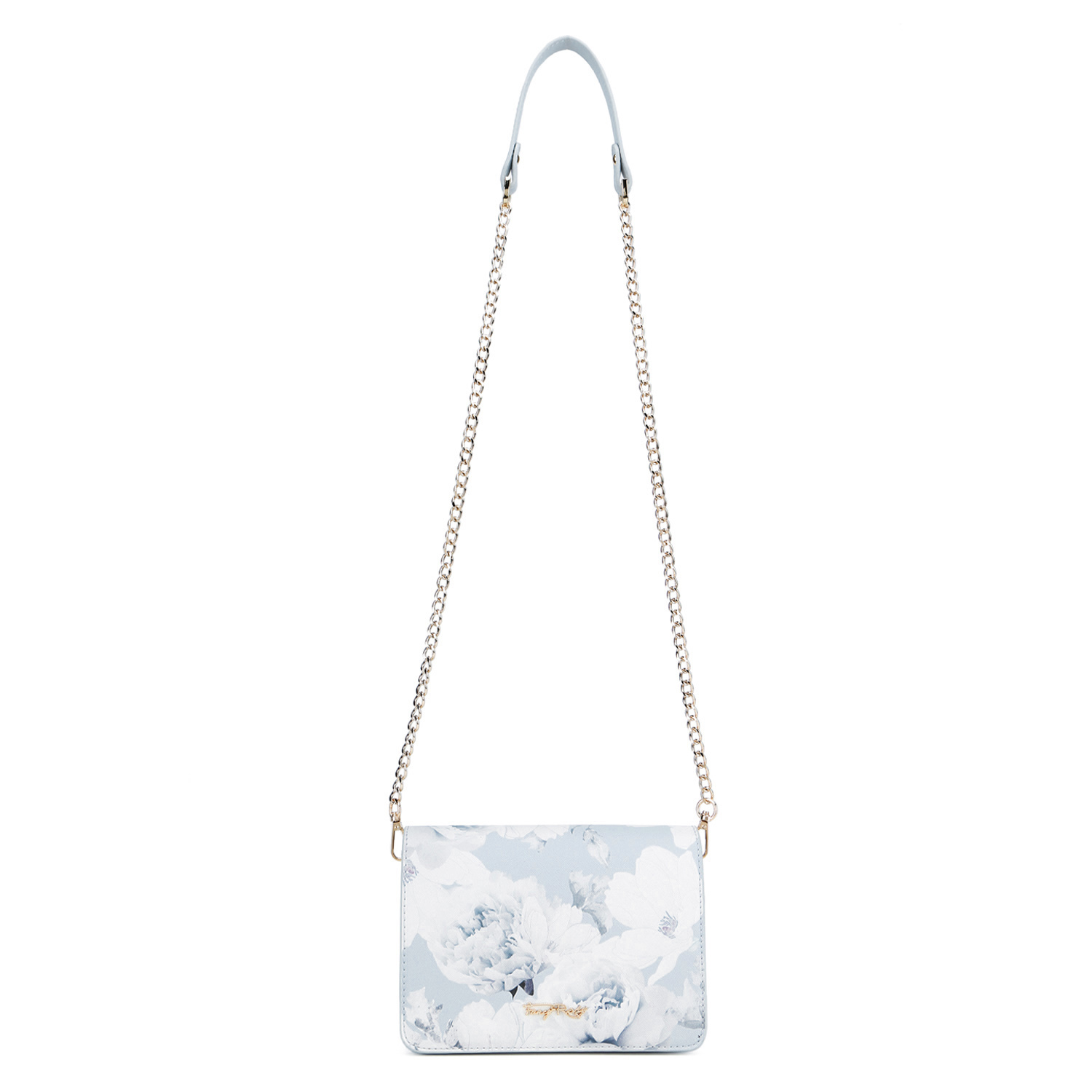 Rosy Romance Floral Print Cross-body Bag