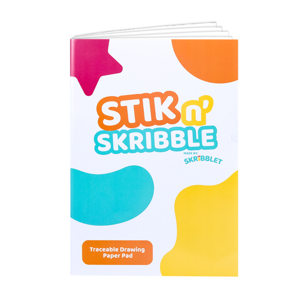 【SKRIBBLET】英文版繪圖貼 ｜不留殘膠 反覆撕黏 創意作畫工具