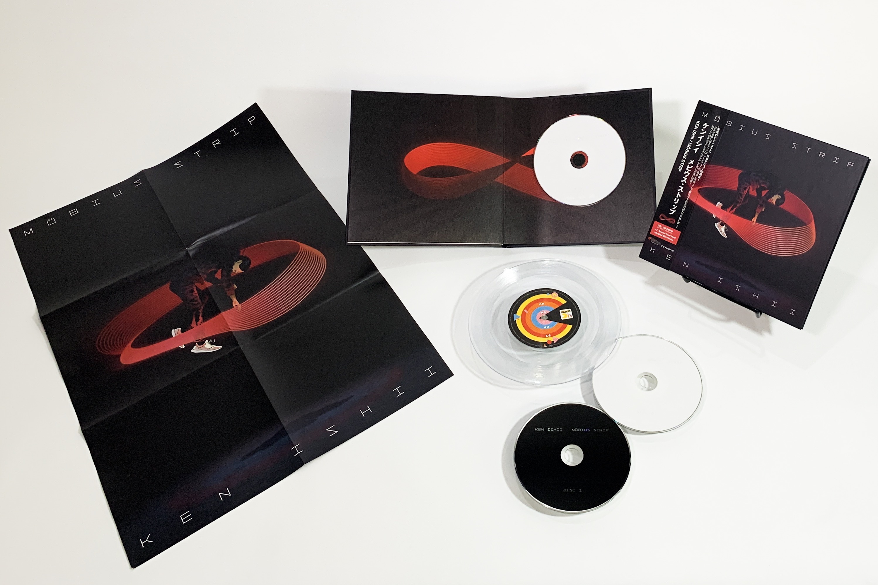Ken Ishii《Mōbius Strip》（CD+CD-EXTRA+7吋透明膠3枚組豪華套装）