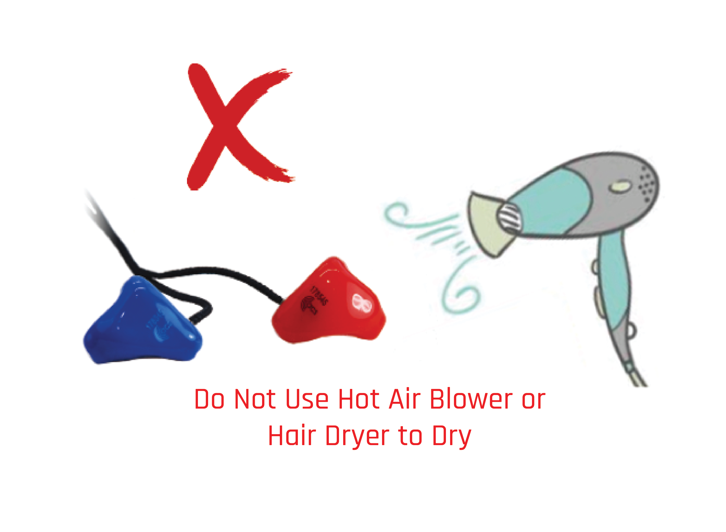 No Hot Air Blower or Hairdryer