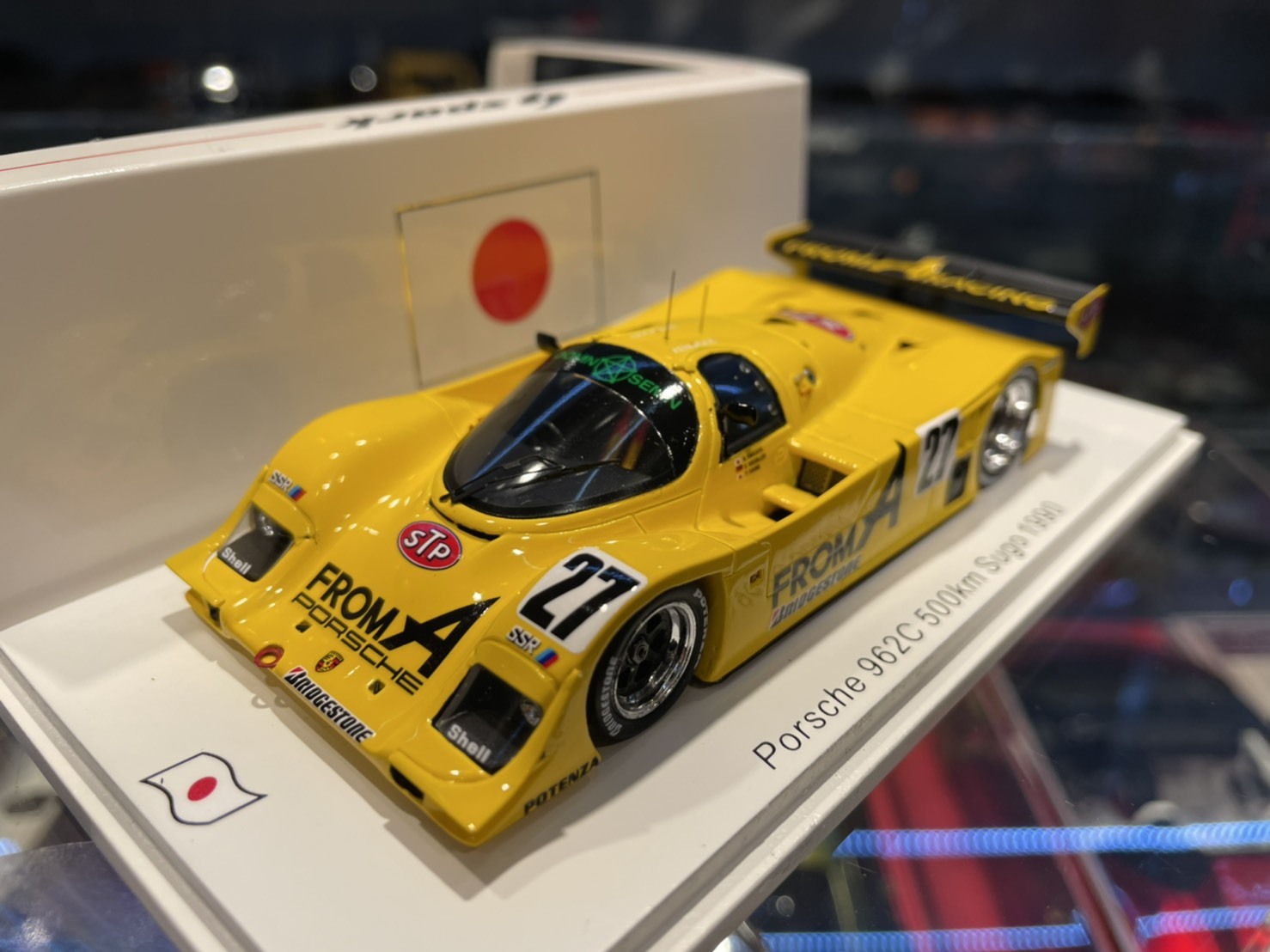 Spark SJ081 Porsche 962C #27 500km SUGO 1990 1/43