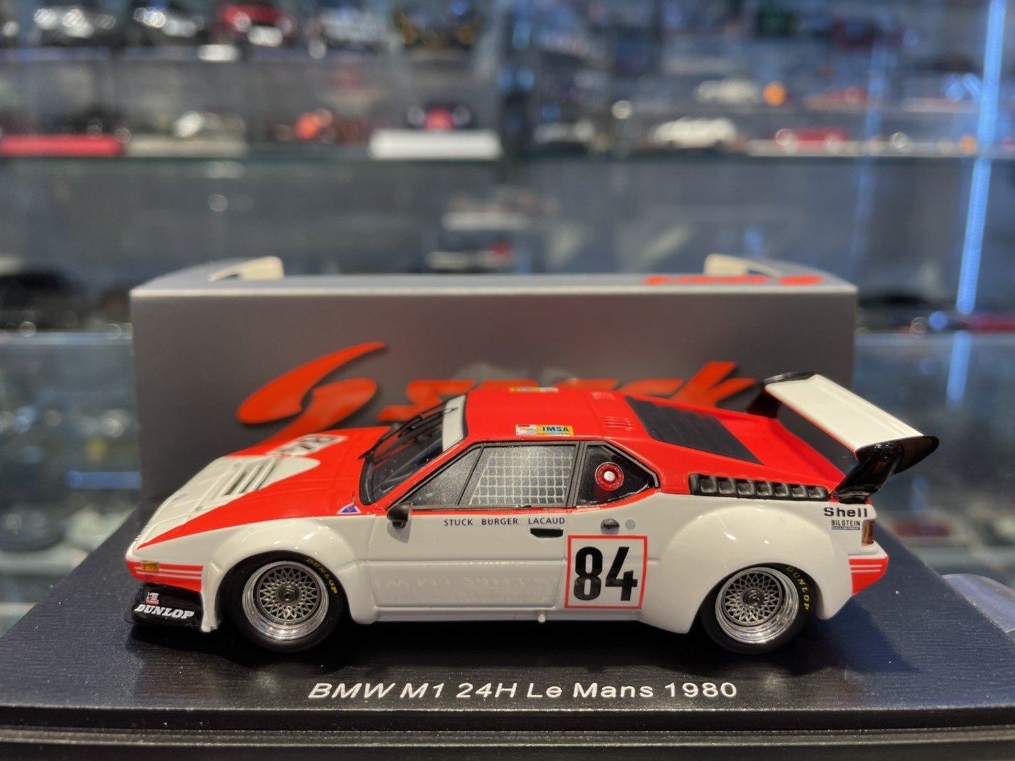 Spark S6403 BMW M1 #84 24H Le Mans 1980 1/43