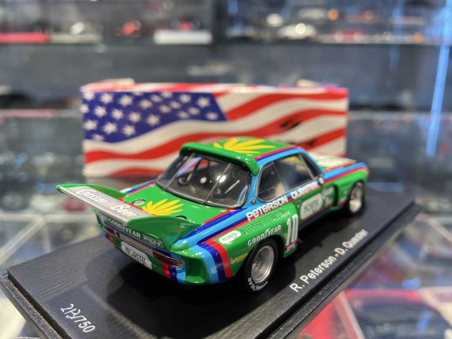 Spark US110 BMW 3.5 CSL #10 6H Watkins Glen 1976 1/43