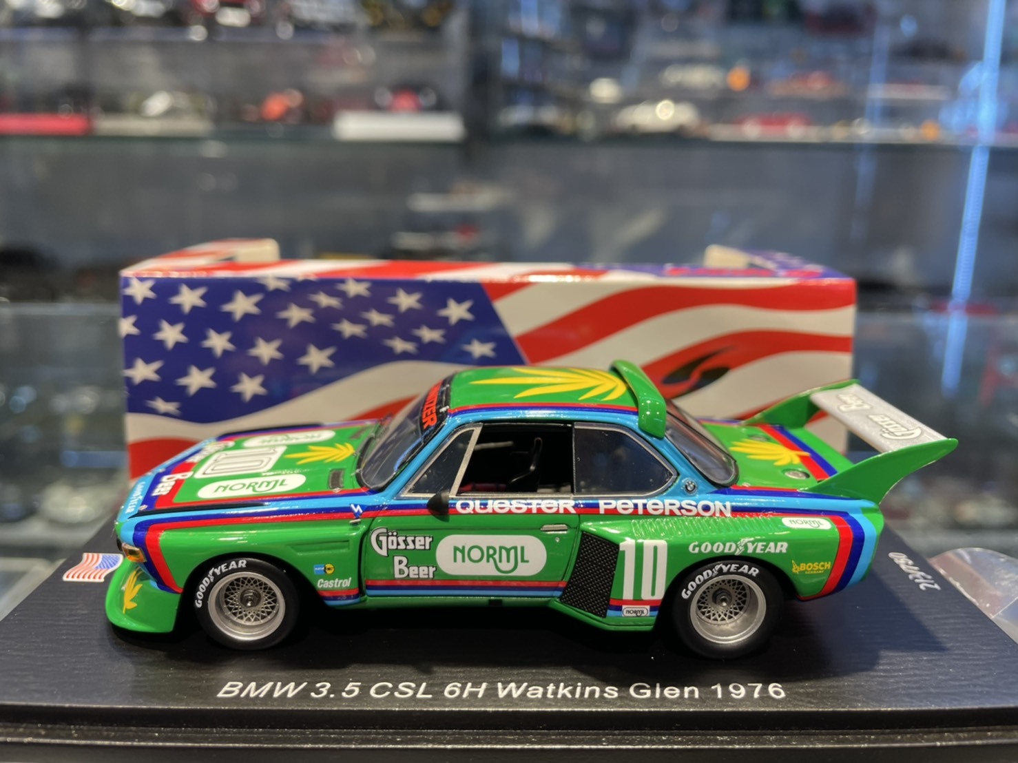 Spark US110 BMW 3.5 CSL #10 6H Watkins Glen 1976 1/43