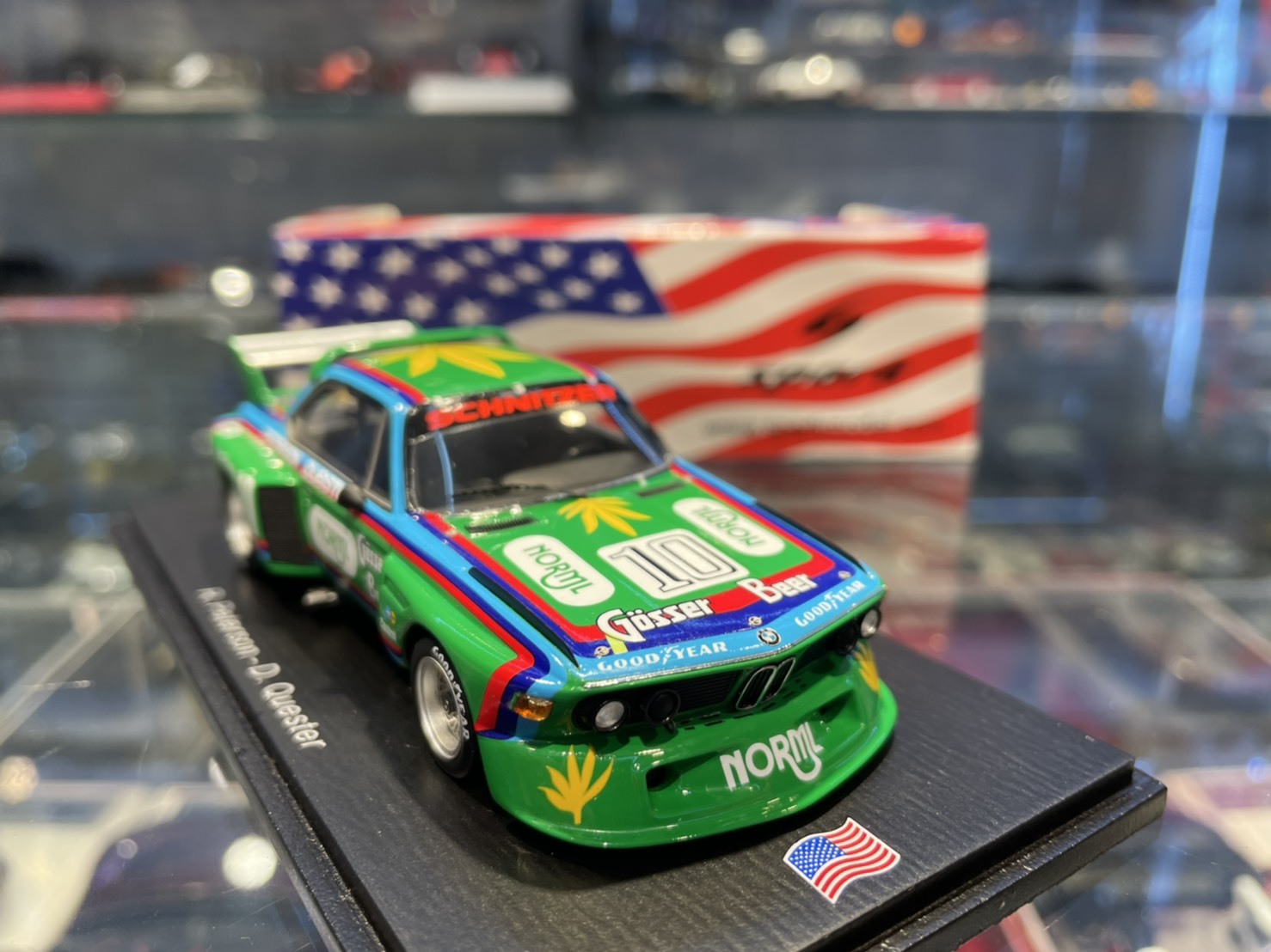 Spark US110 BMW 3.5 CSL #10 6H Watkins Glen 1976 1/43