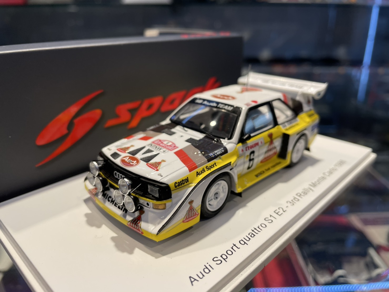 Spark S5191 Audi Sport Quattro S1 E2 #6 3rd 1/43