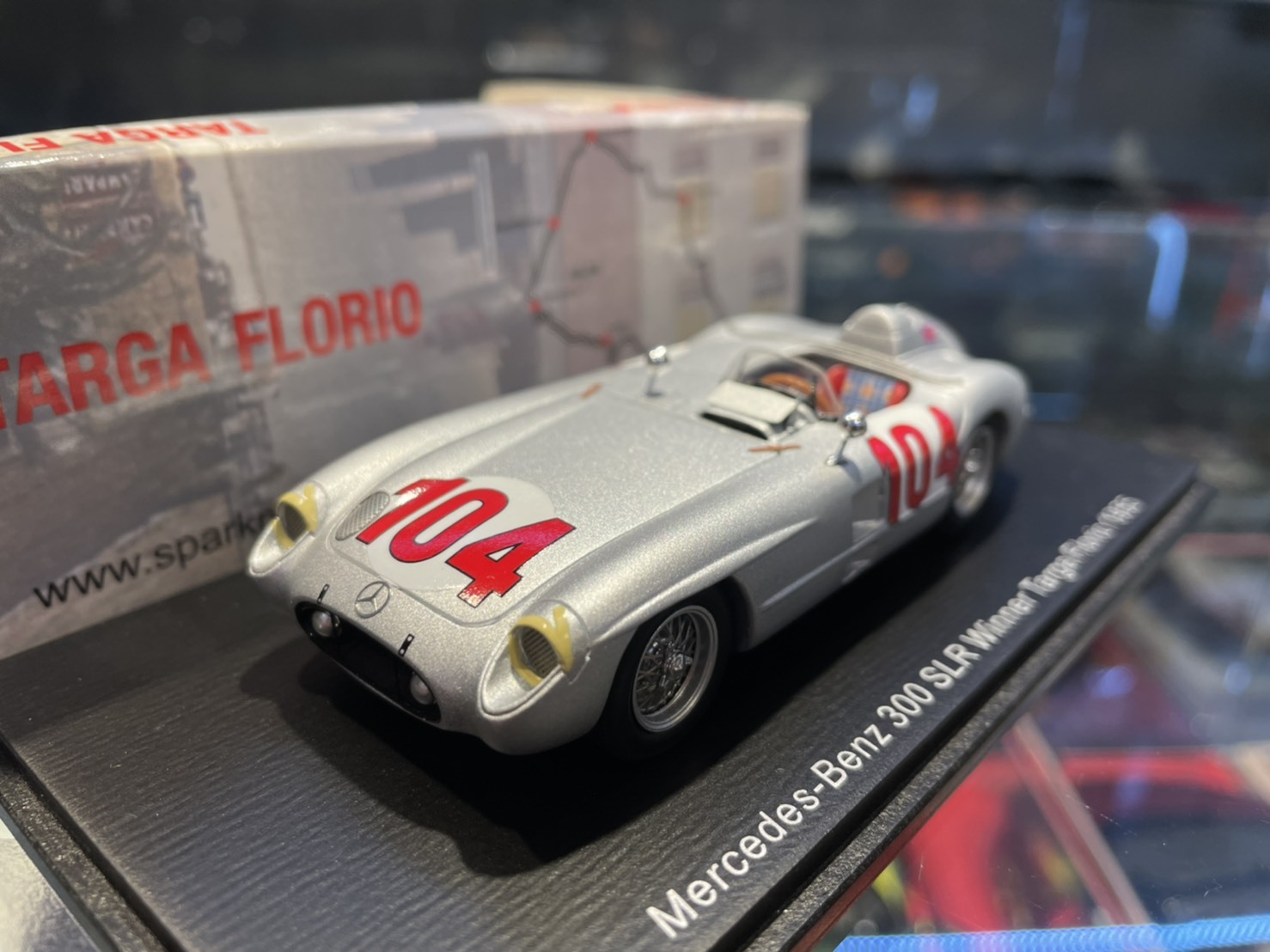 1955 Mercedes-Benz 300 SLR Targa Florio Winner - Moss
