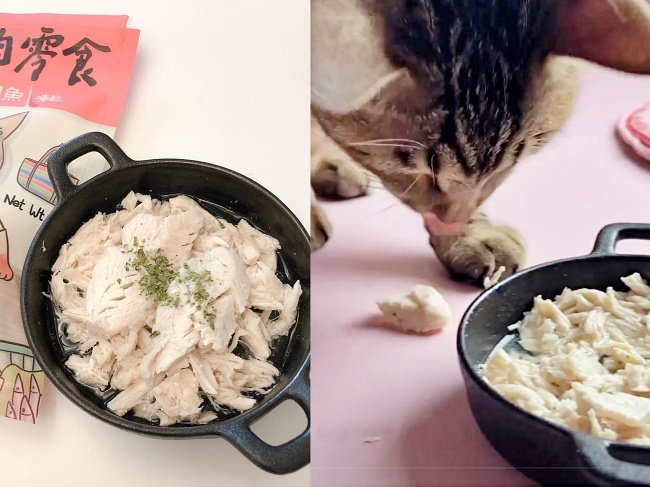 貓咪吃卡尼凍乾